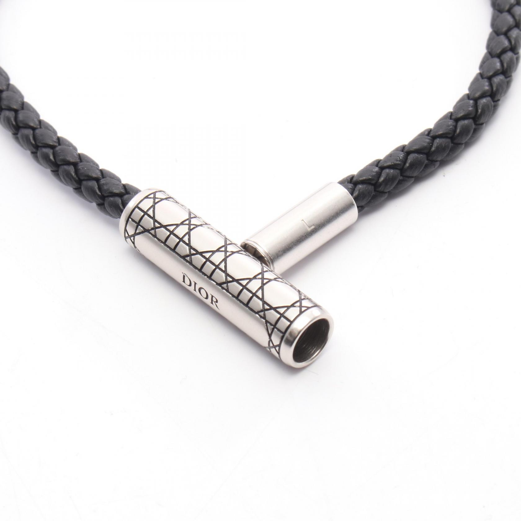 DIOR ブレスレット DIORダブルコード特徴】CD ICON ブレイドレザー ブレスレット (Dior