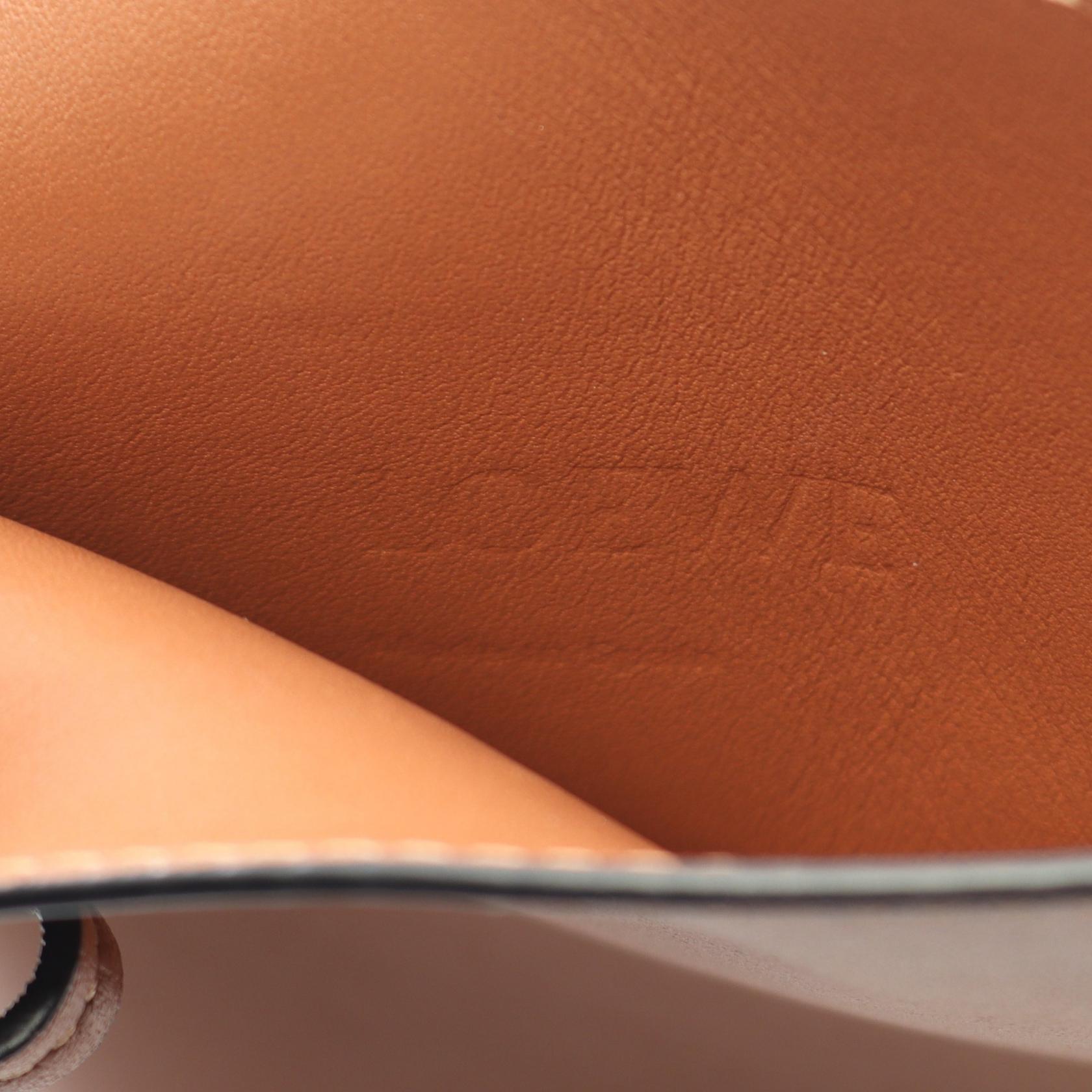 LOEWE Dice pocket Crossbody Shoulder Bag C630R12X01 leather Brown