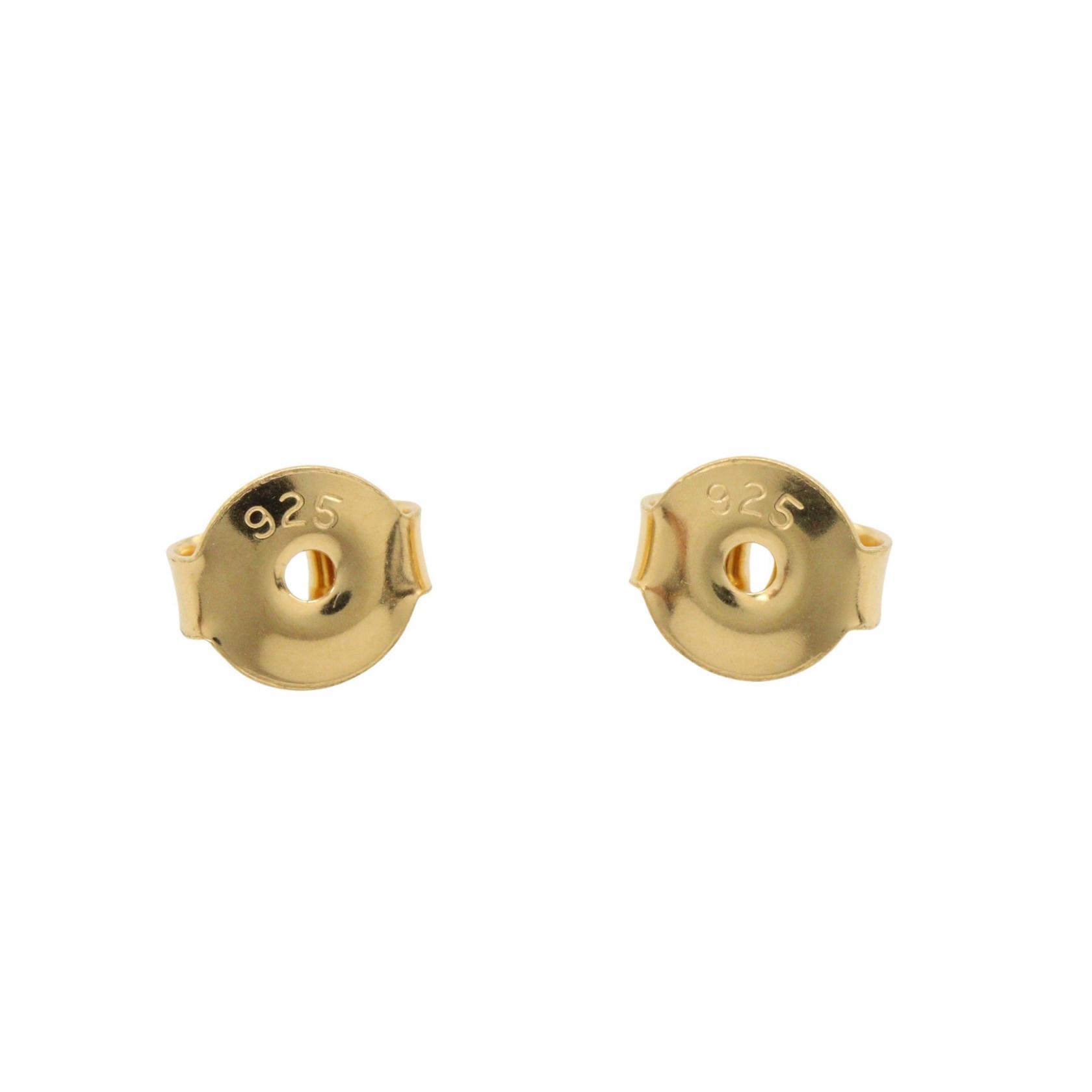 LOEWE Anagram Stud Pierced Earrings Silver925 Gold plated NEW | eBay