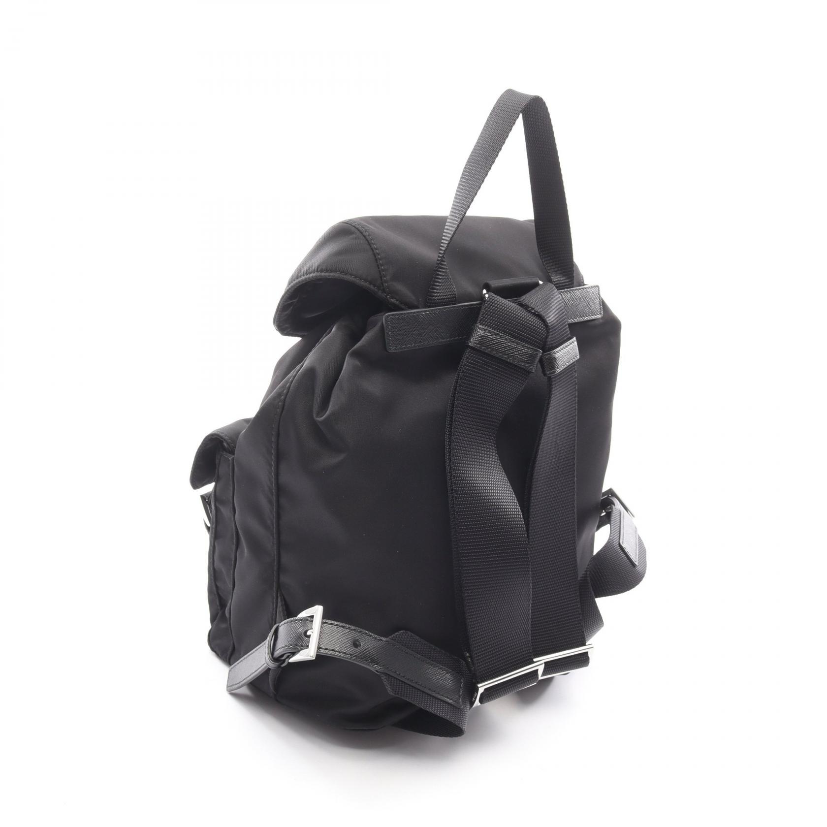 PRADA TESSUTO + SOFT CALF Backpack 1BZ677RV44F0002 Nylon  display picture 2
