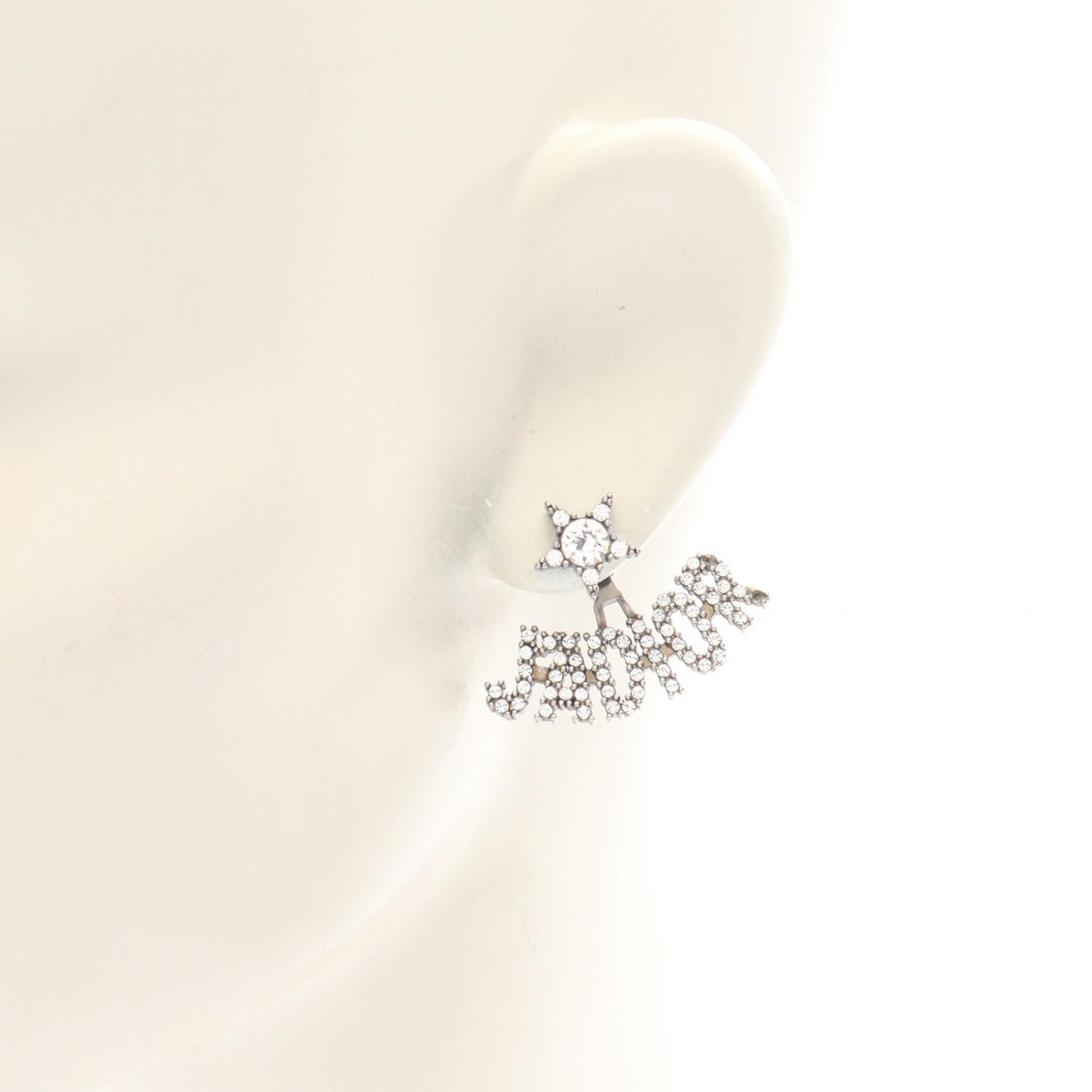 Dior J'ADIOR BEE Pierced earrings Stainless Steel Rhinestone SHW