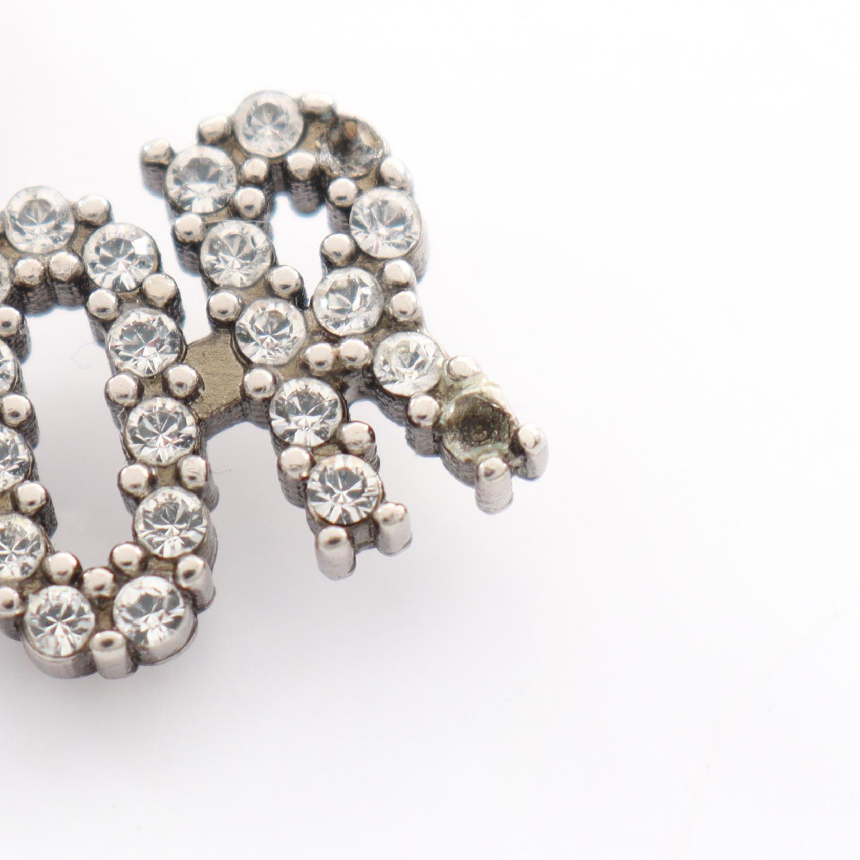Dior J'ADIOR BEE Pierced earrings Stainless Steel Rhinestone SHW