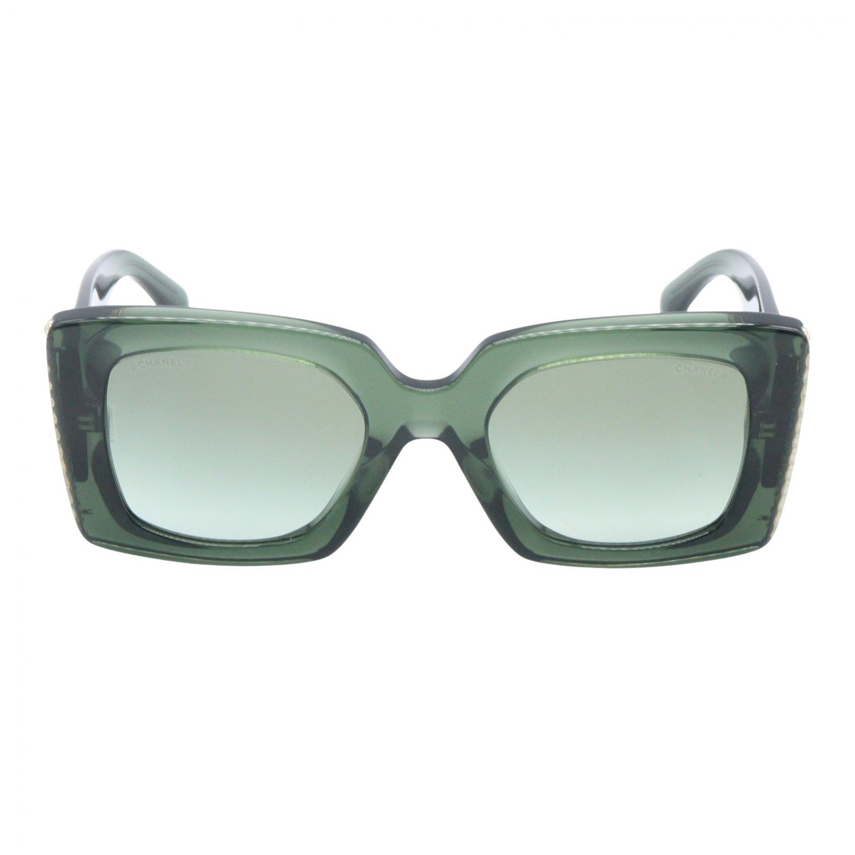 CHANEL Sunglasses eyewear 5480HA 1718/S3 acetate Green Used 
