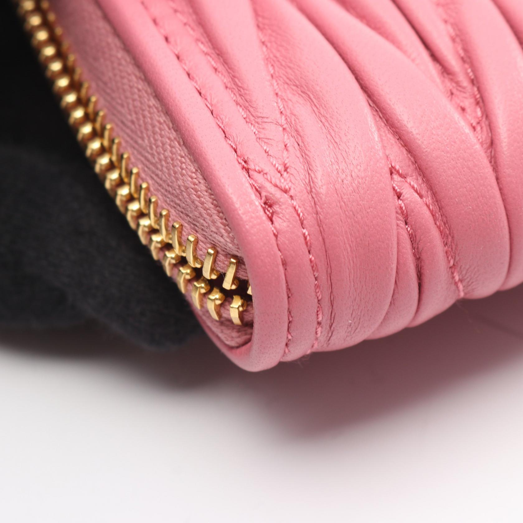 Miu Miu MATELASSE'MIU Coin purse Wallet 5MM268AFPPF0638 leather
