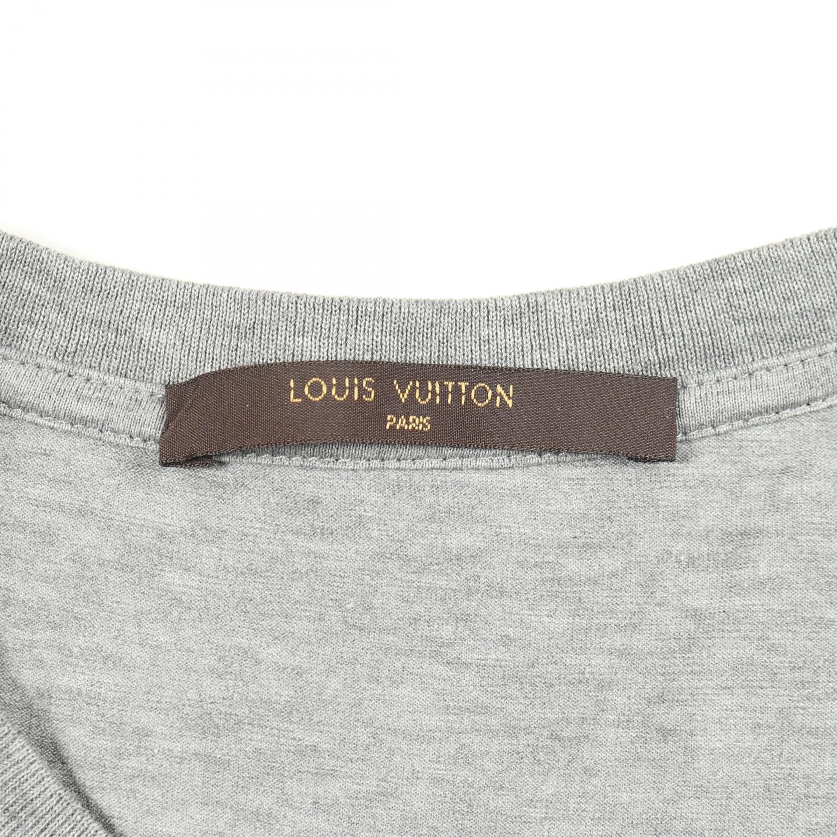 LOUIS VUITTON Short sleeve T-shirt #M RM141M H5JR14JEZ cotton Gray