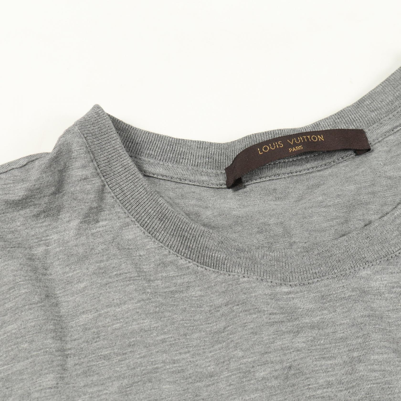 LOUIS VUITTON Short sleeve T-shirt #M RM141M H5JR14JEZ cotton Gray