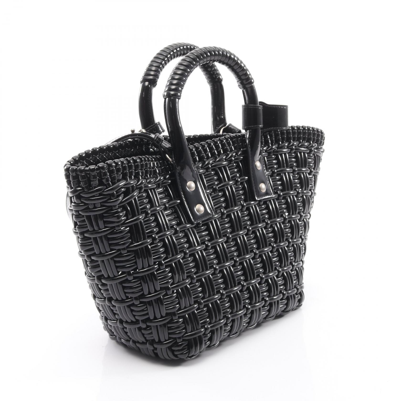 BALENCIAGA BISTRO XS Bistro Basket 2Way Crossbody Tote Bag 671342