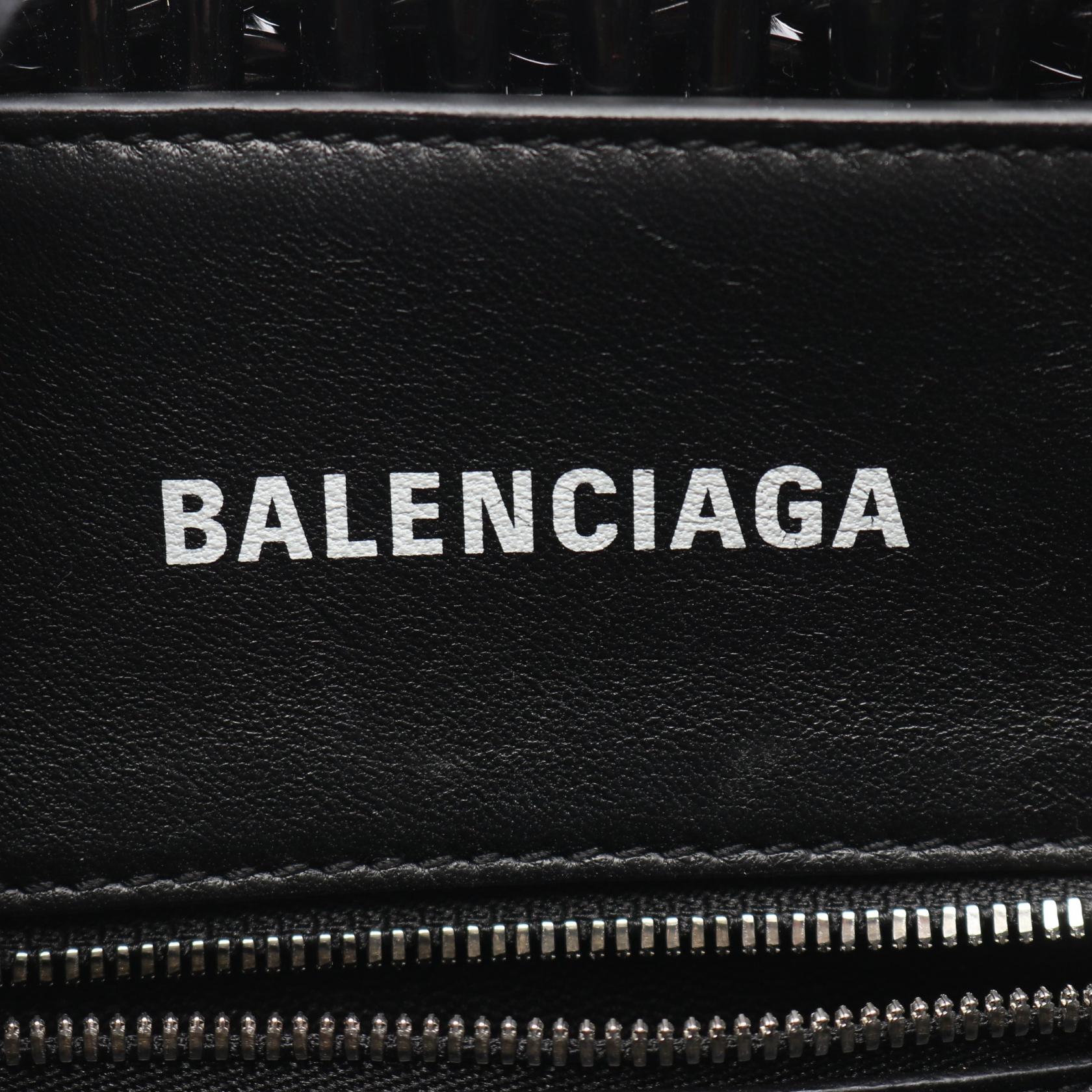 BALENCIAGA BISTRO XS Bistro Basket 2Way Crossbody Tote Bag 671342
