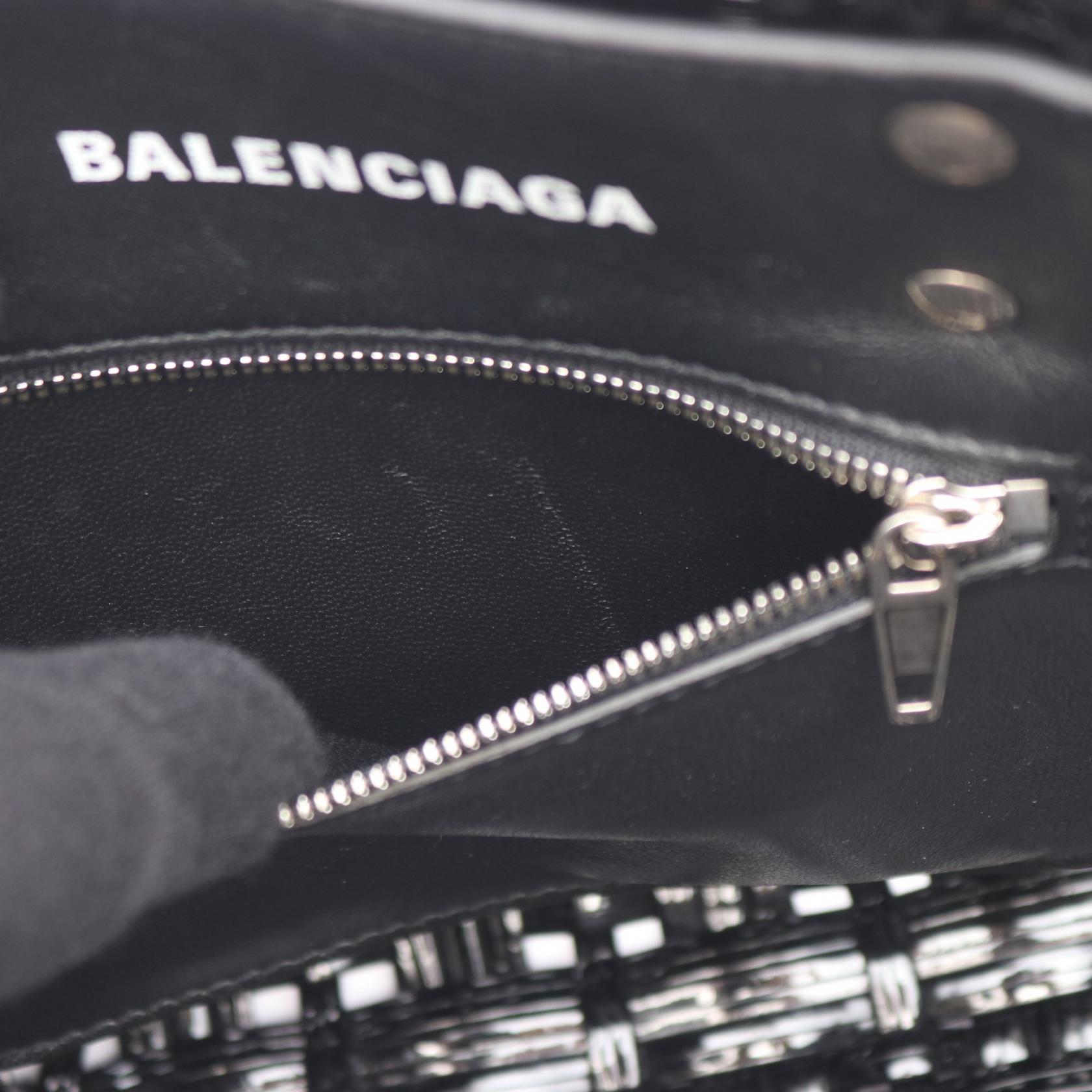 BALENCIAGA BISTRO XS Bistro Basket 2Way Crossbody Tote Bag 671342