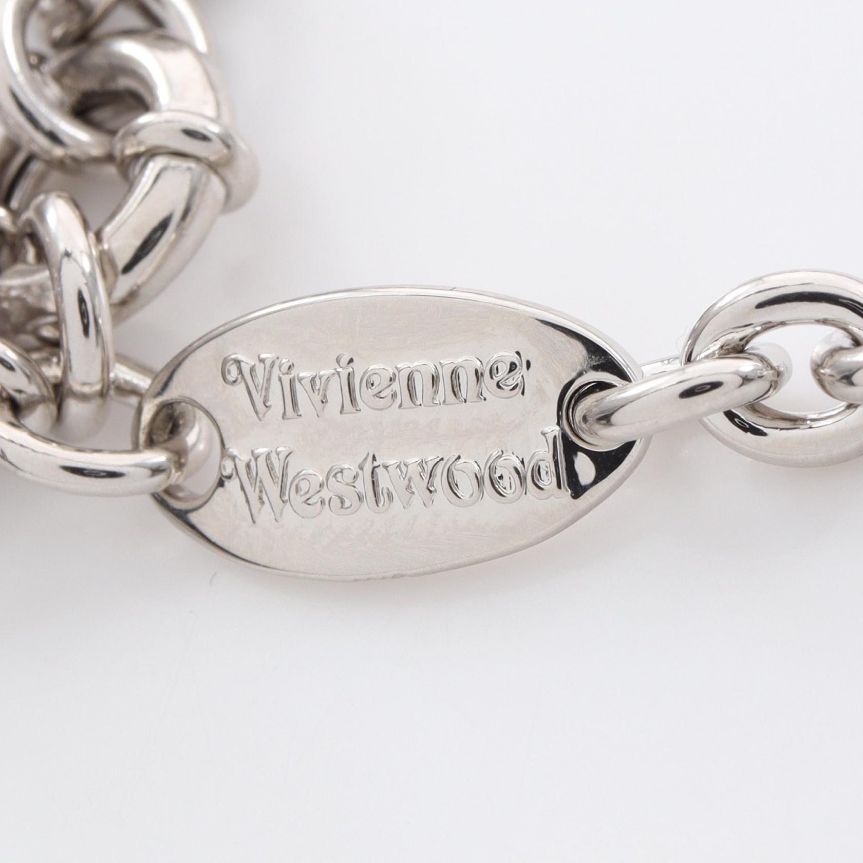 Vivienne Westwood CIRCE Bracelet 2 Stainless Steel Rhinestone NEW