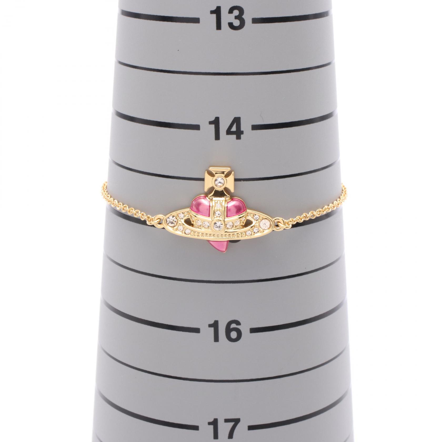 Vivienne Westwood NEW DIAMANTE HEART Bracelet 6102021T/02R927 GP