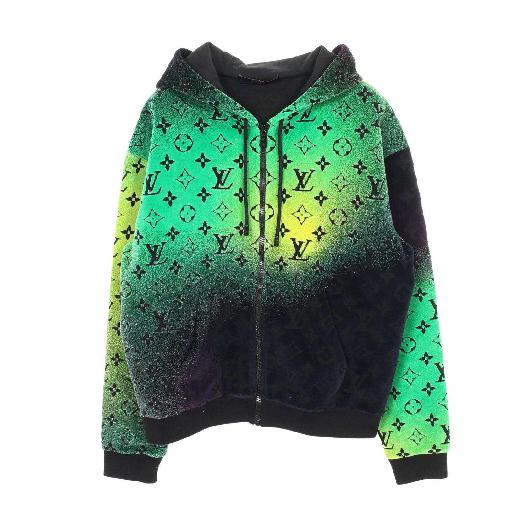 LOUIS VUITTON Monogram Gradient Velvet Hoodie RM241M FVH HQY30W 
