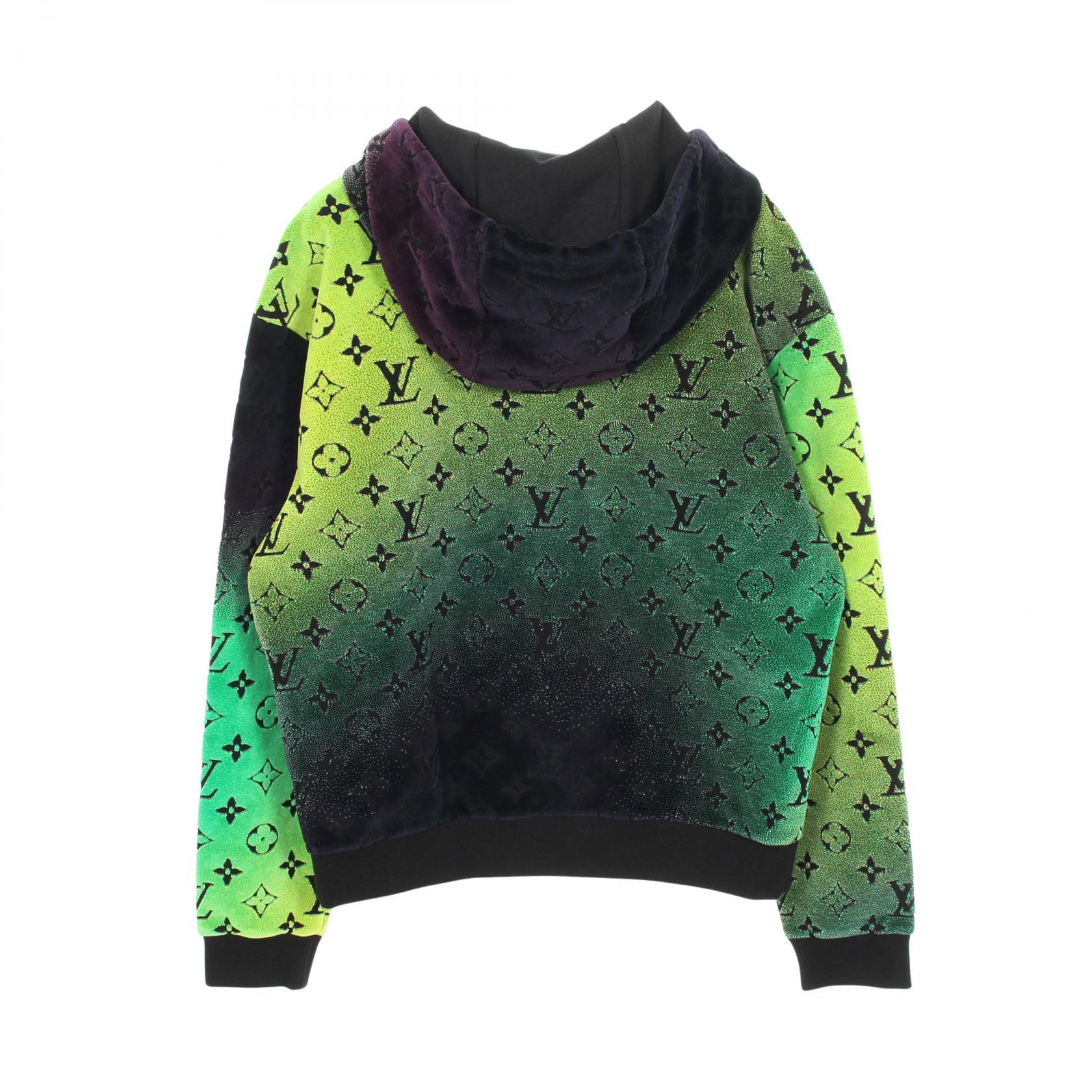 LOUIS VUITTON Monogram Gradient Velvet Hoodie RM241M FVH HQY30W