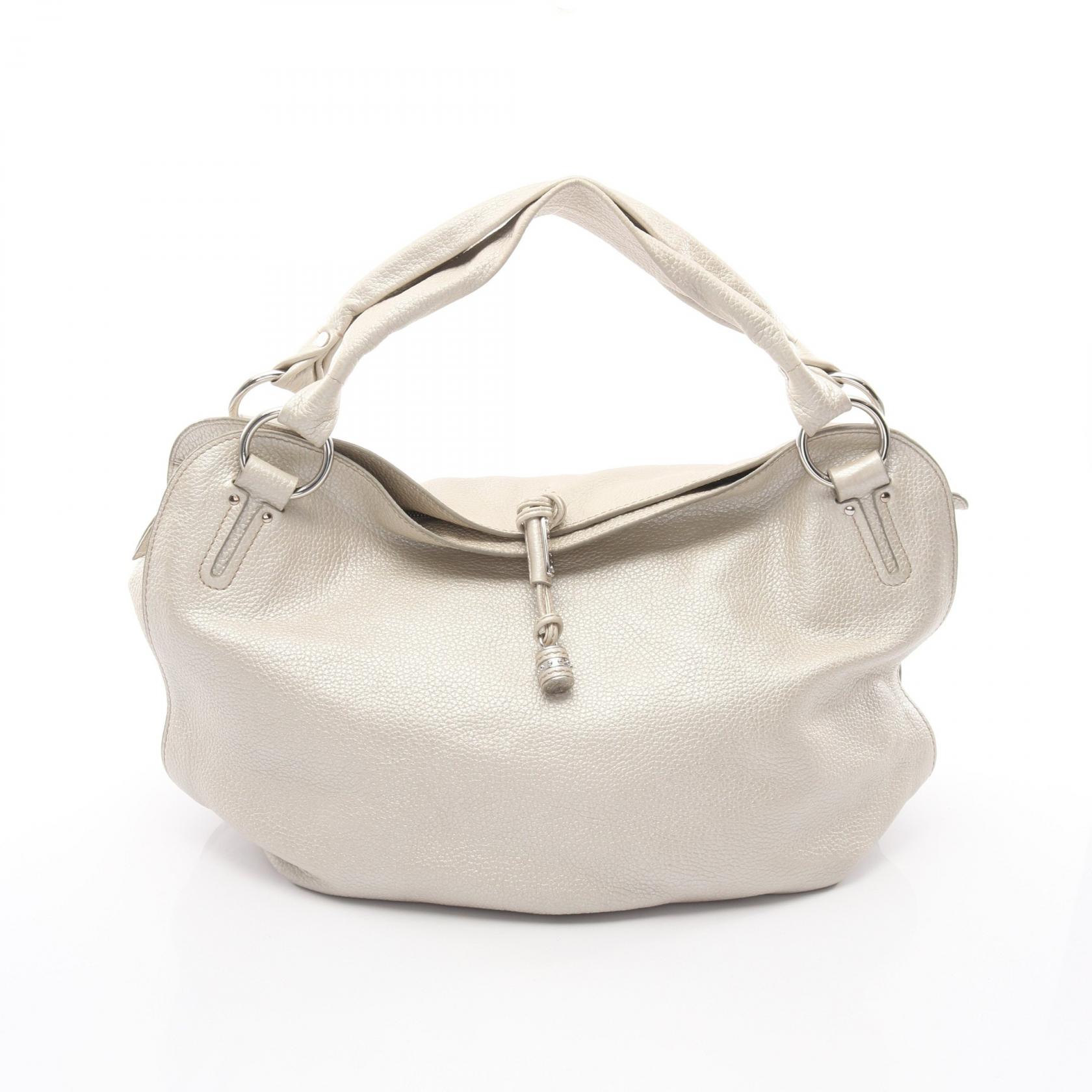 CELINE Bitter sweet Handbag leather White Used Women | eBay display picture 1