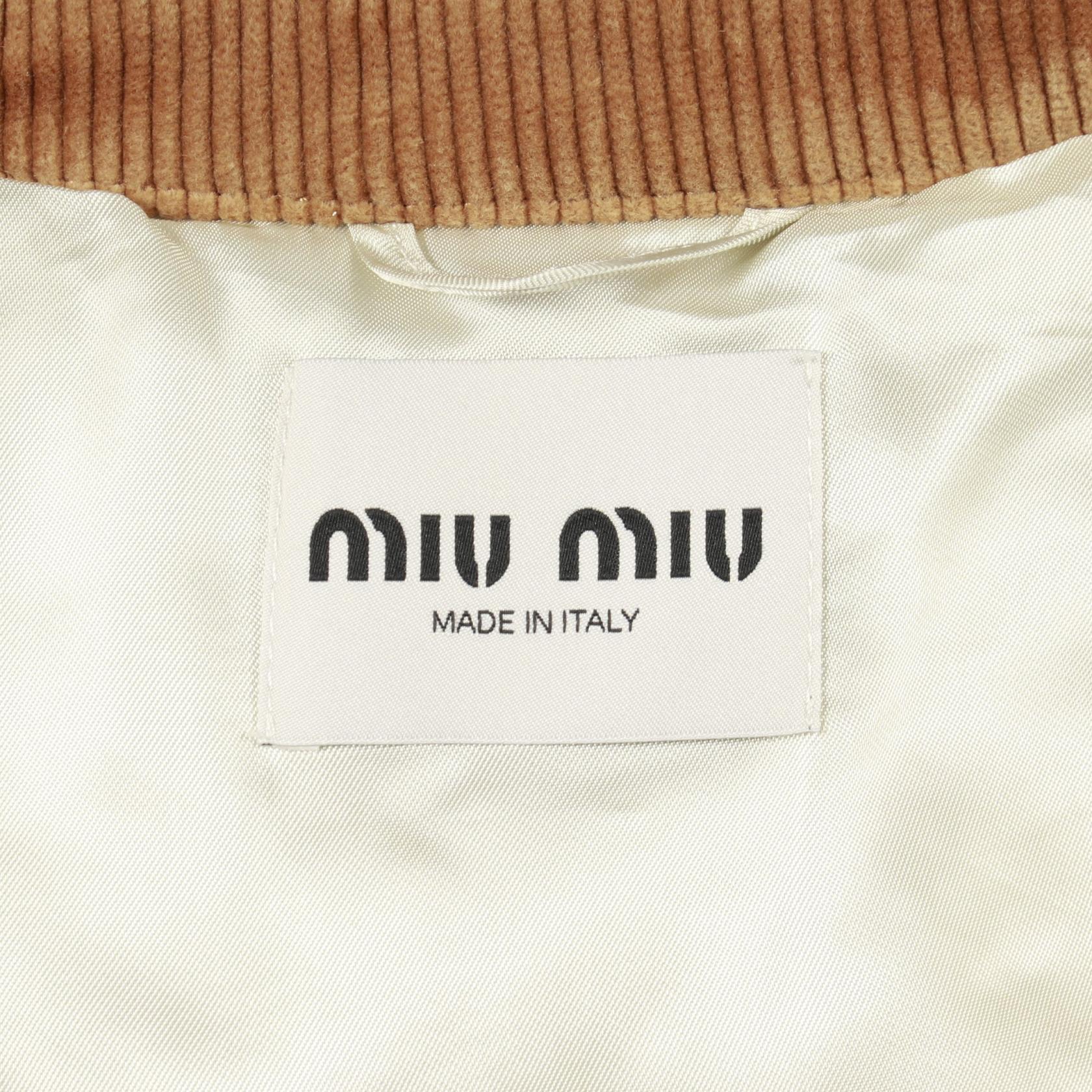 Miu Miu Blouson Denim Jacket cotton Blue #38 Used Women | eBay