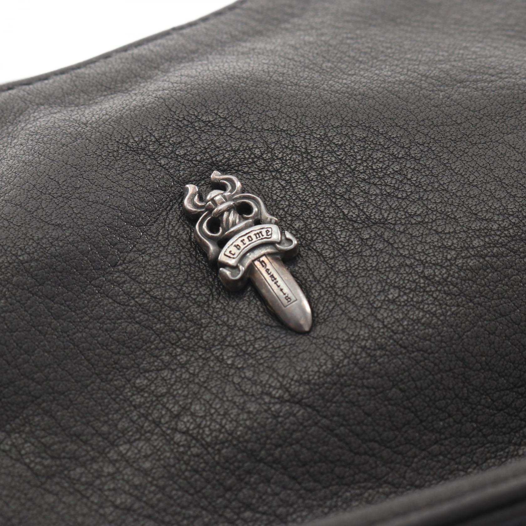 CHROME HEARTS Dagger Shoulder Bag leather Black Used Women | eBay