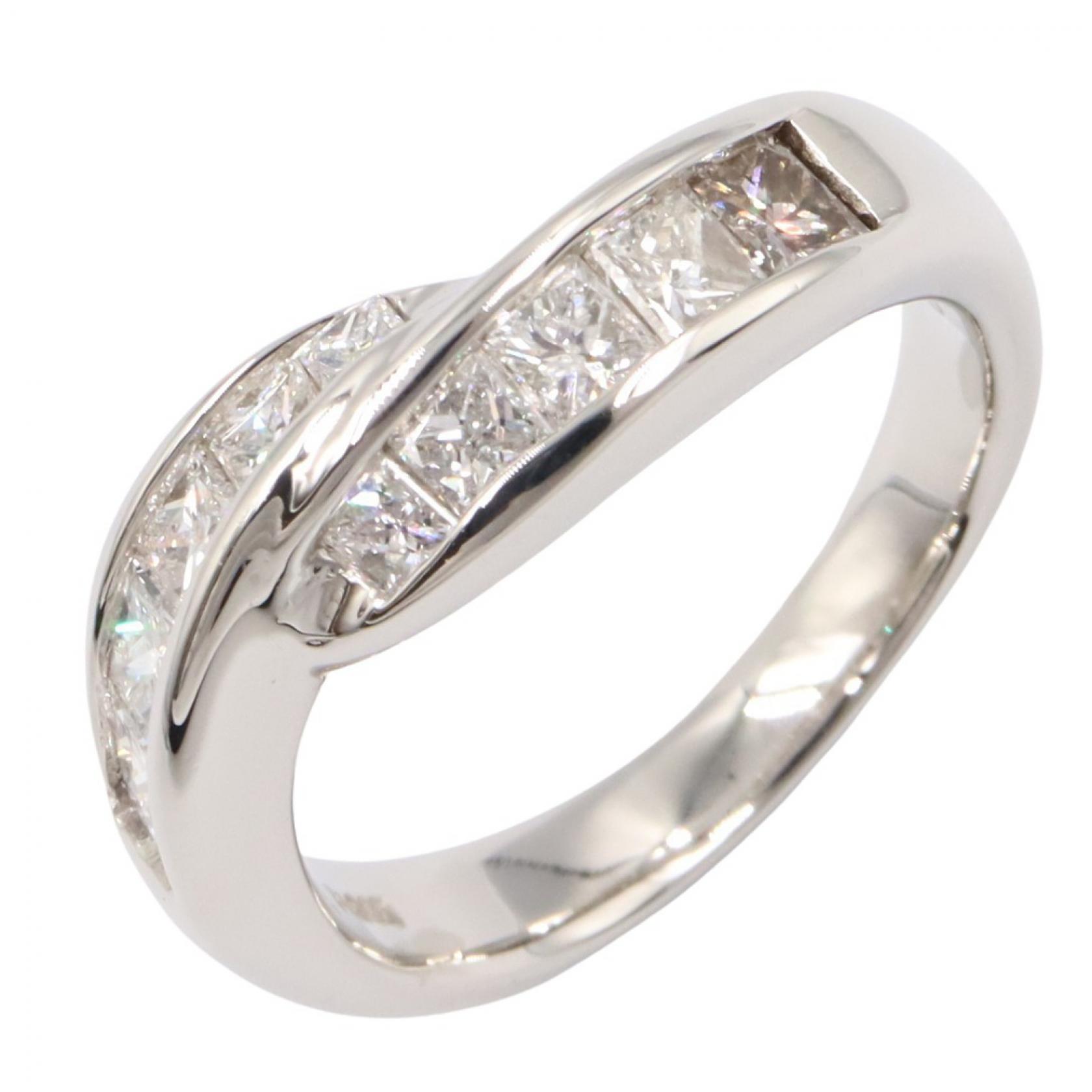 JEWELRY Diamond Ring Pt900 Platinum Used Women US size 5.5 | eBay