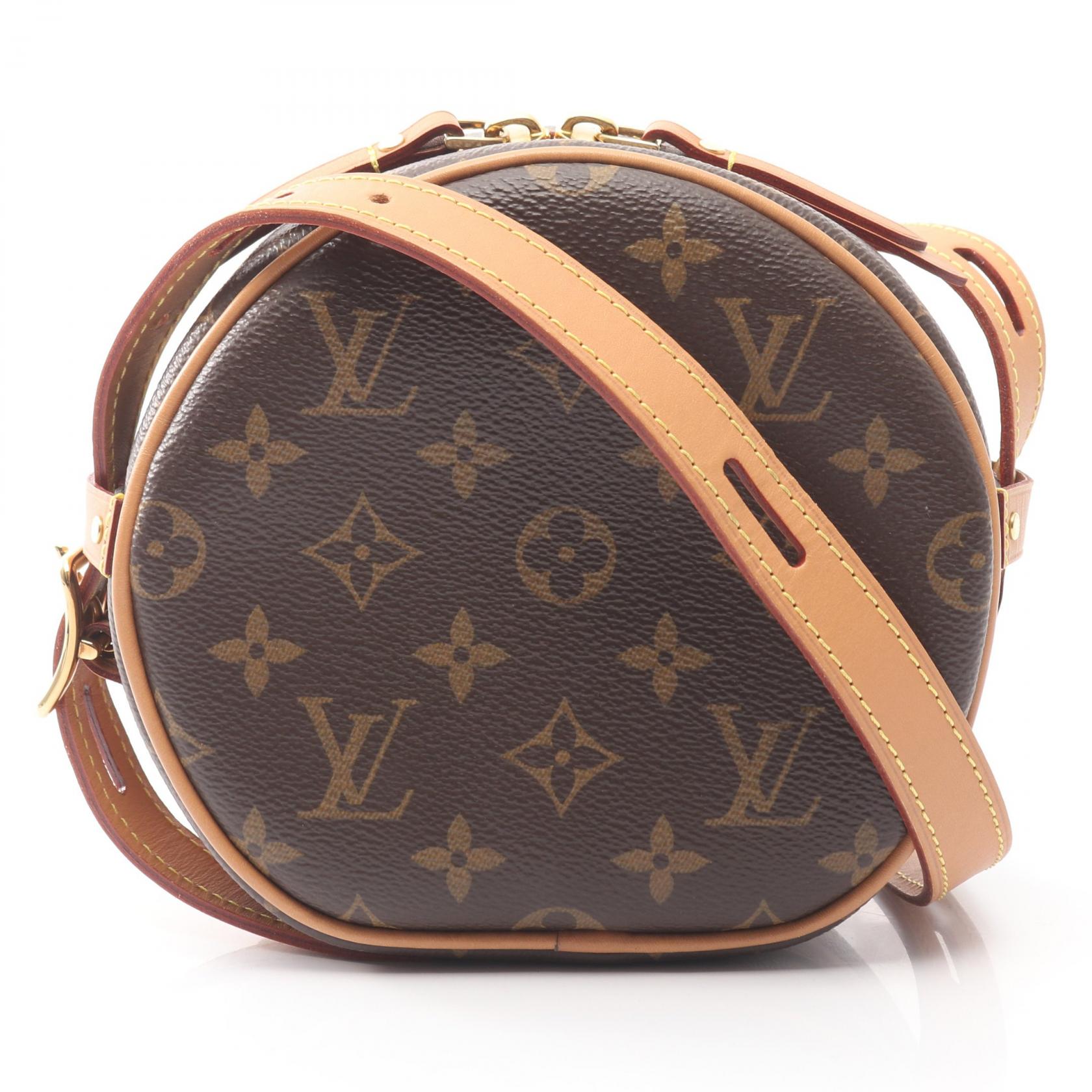 LOUIS VUITTON ネメスコート LOUIS VUITTON Boite Chapeau Souple PM Shoulder Crossbody Bag