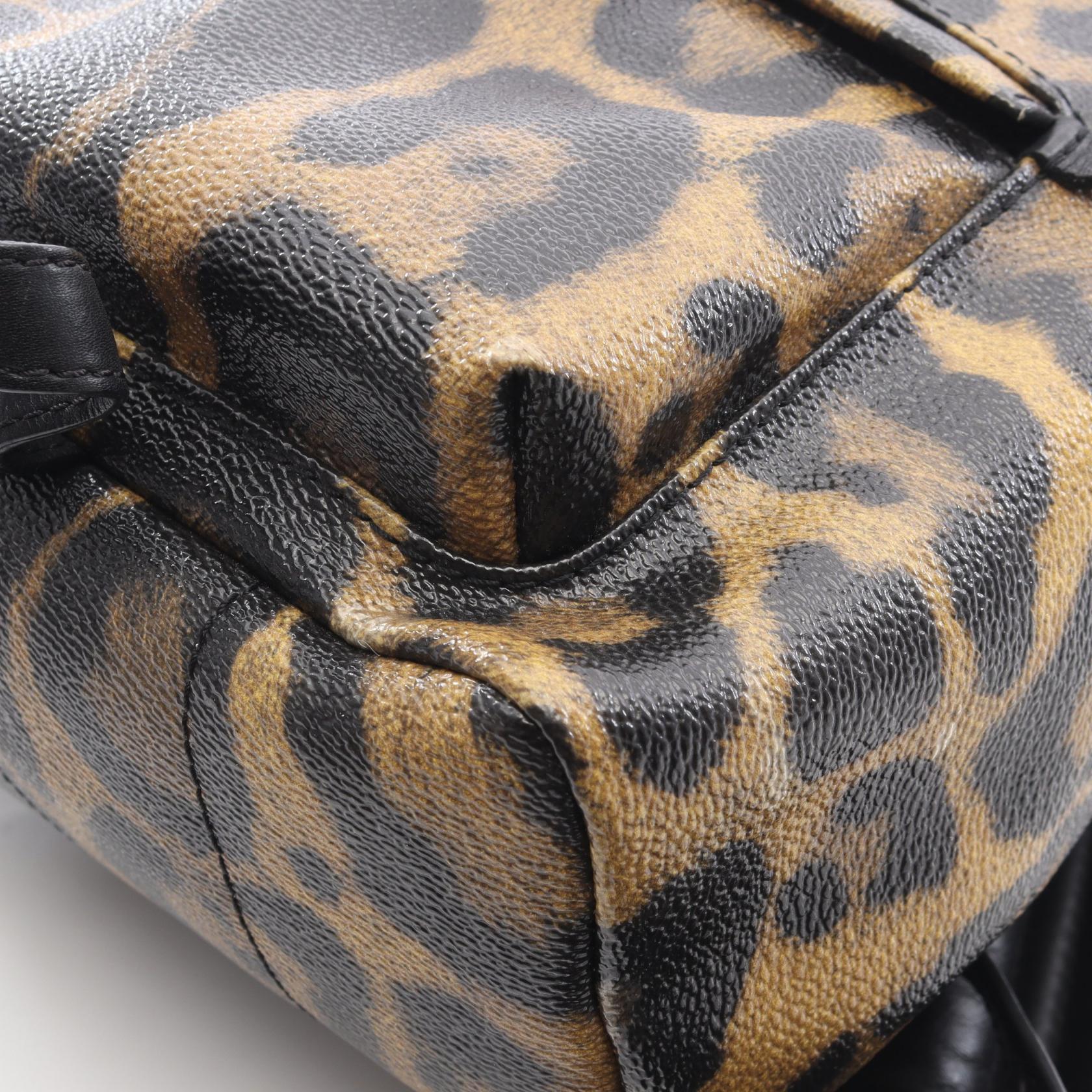 LOUIS VUITTON Palm Springs PM Rucksack Backpack leopard  display picture 1