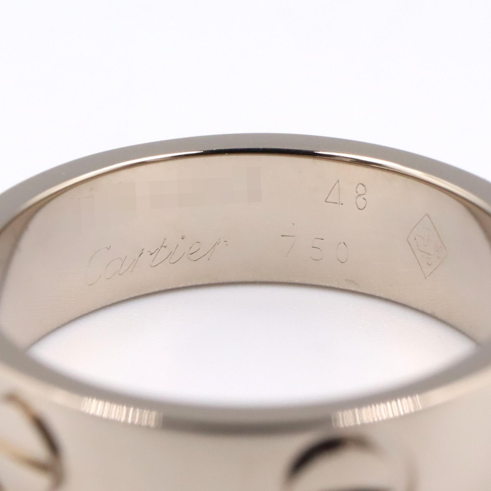 CARTIER Love Ring 18KWG White Gold Used Women US size #4.5 #48 | eBay