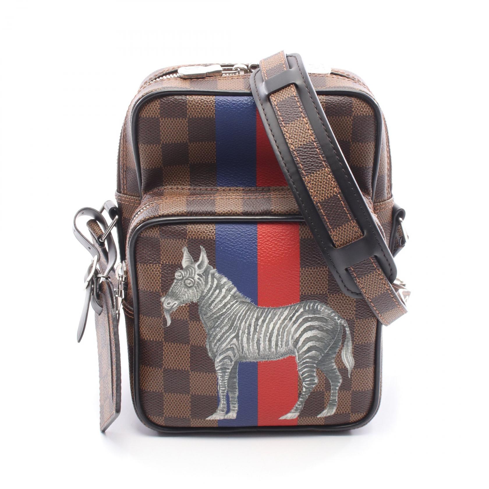 LOUIS VUITTON Amazon Shoulder crossbody Bag N42703 Damier Savannah