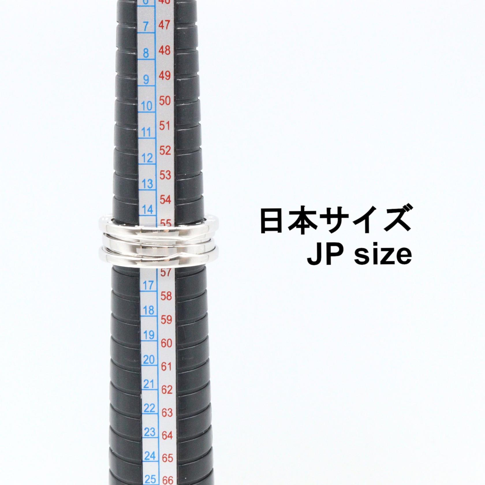 BVLGARI B-zero1 3 Bands Ring 18KWG White Gold Used Women US size