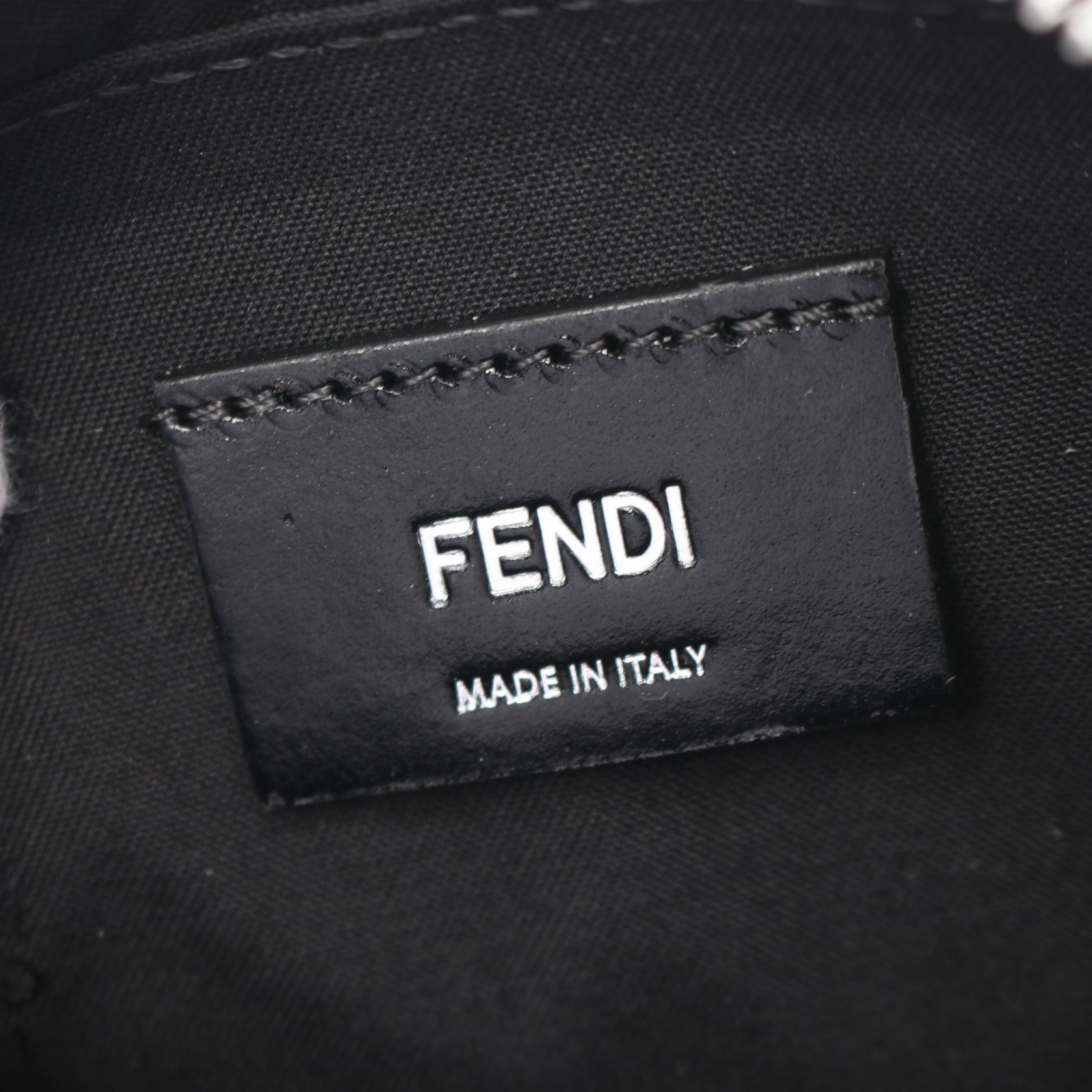 FENDI Diagonal Camera Case Zucca Shoulder Crossbody Bag