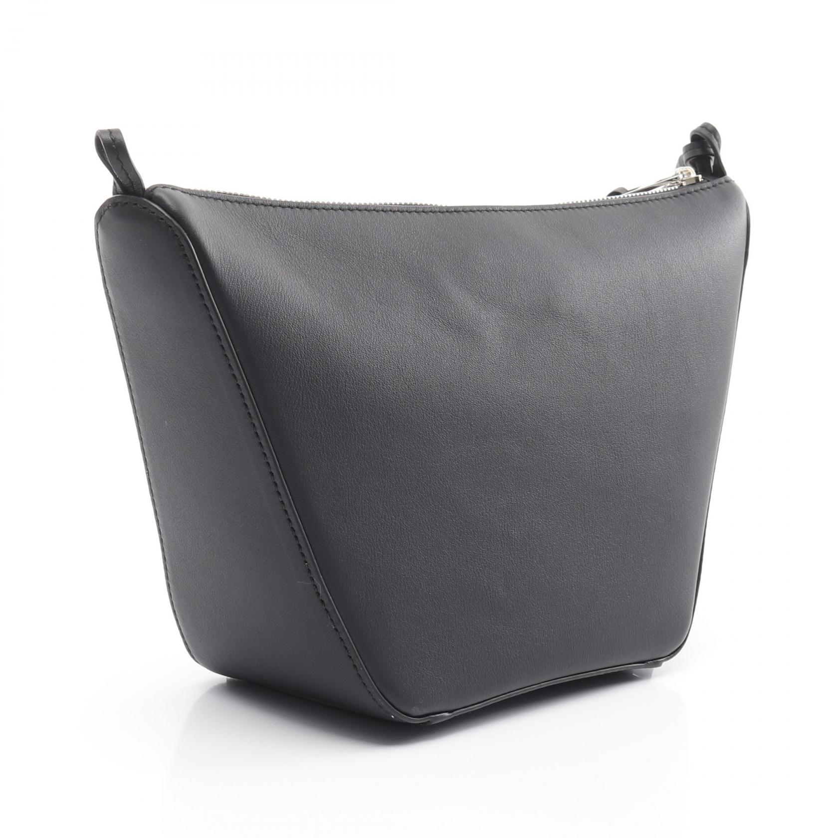 LOEWE HAMMOCK HOBO MINI Shoulder Bag A538G13X011100 leather Black