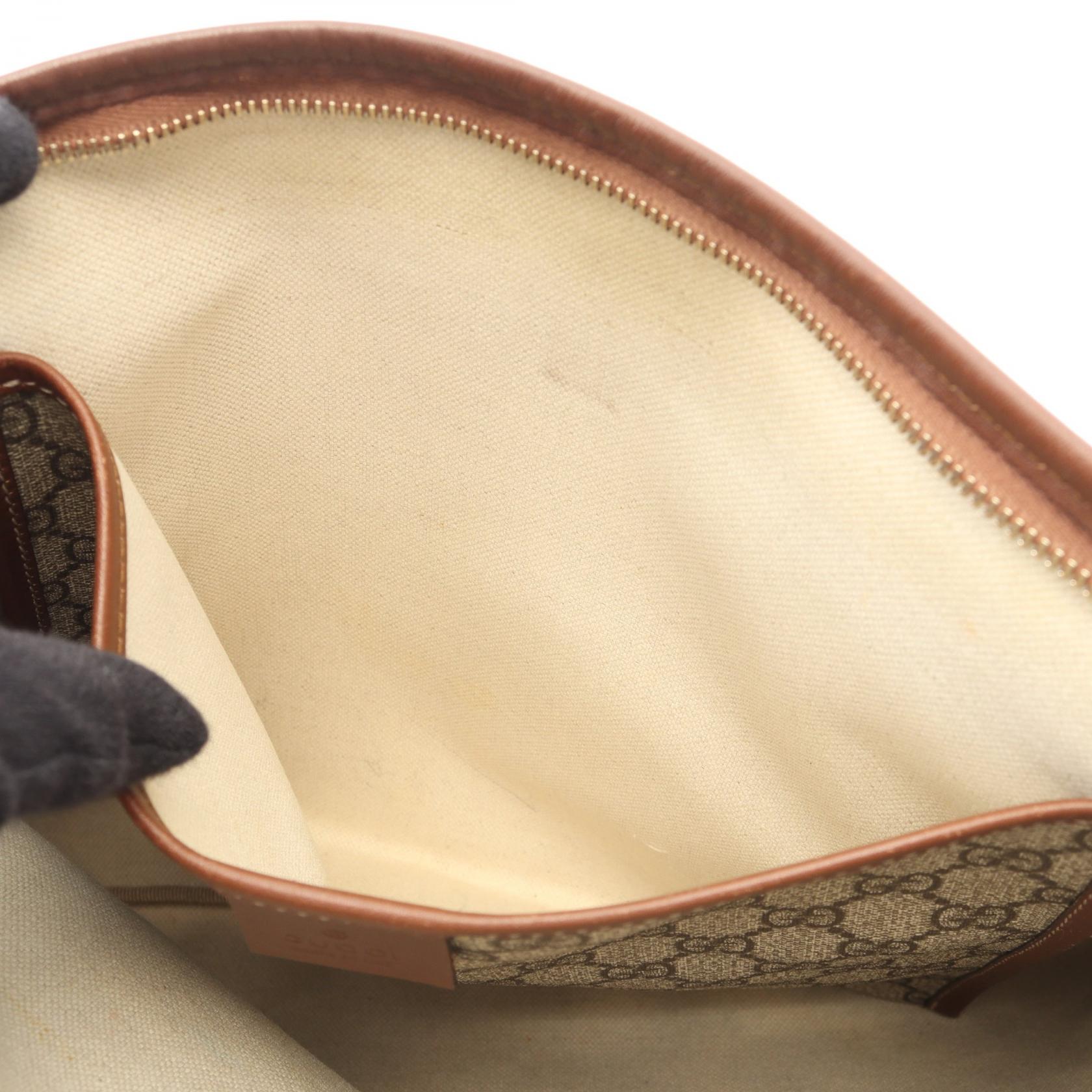 GUCCI GG Supreme Shelly Line Shoulder Crossbody Bag 246412 canvas