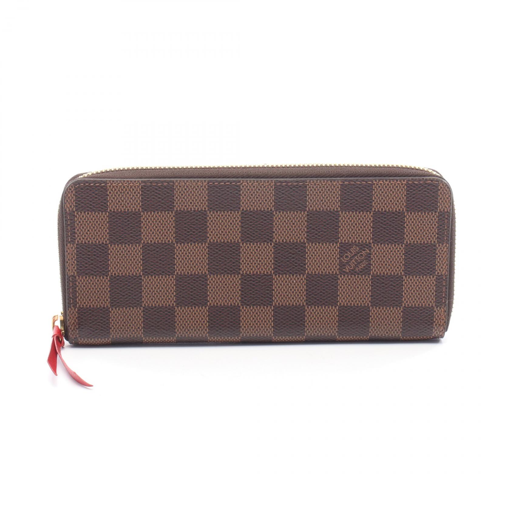 LOUIS VUITTON Portefeuille Clemence Around zip long wallet N60534