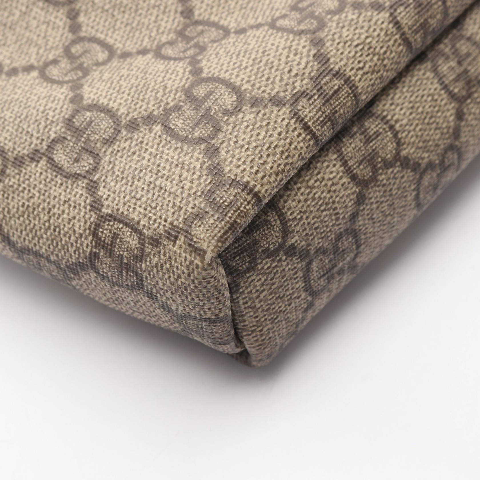GUCCI GG Supreme Crossbody Shoulder Bag 223666 canvas leather