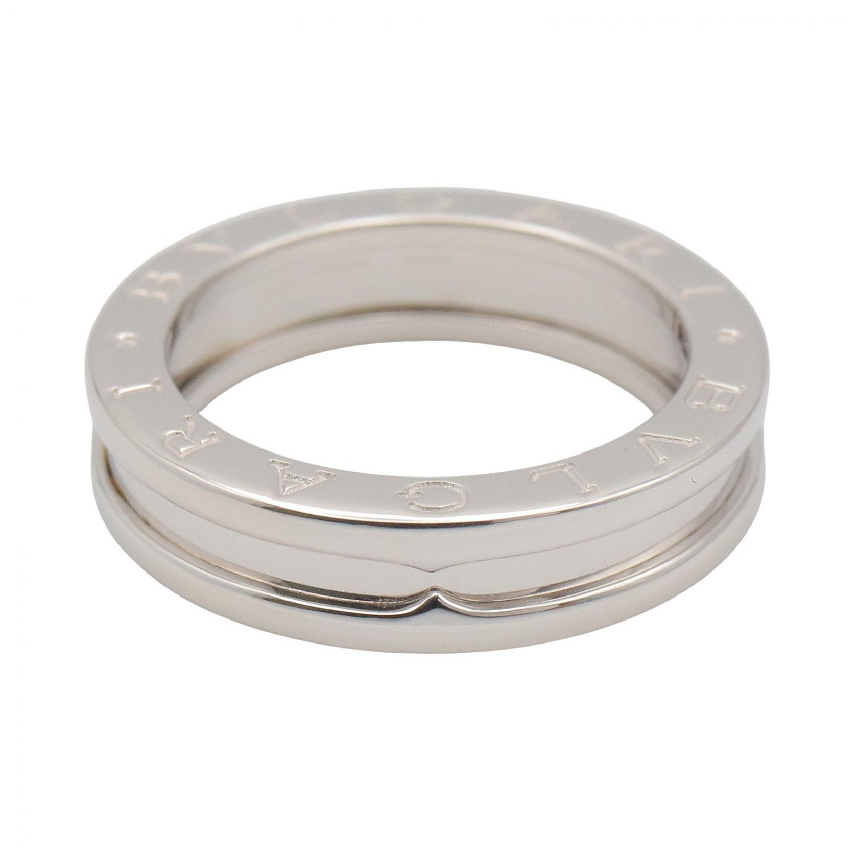 BVLGARI B-zero1 1 Band Ring 18KWG White Gold Used #51 Unisex US