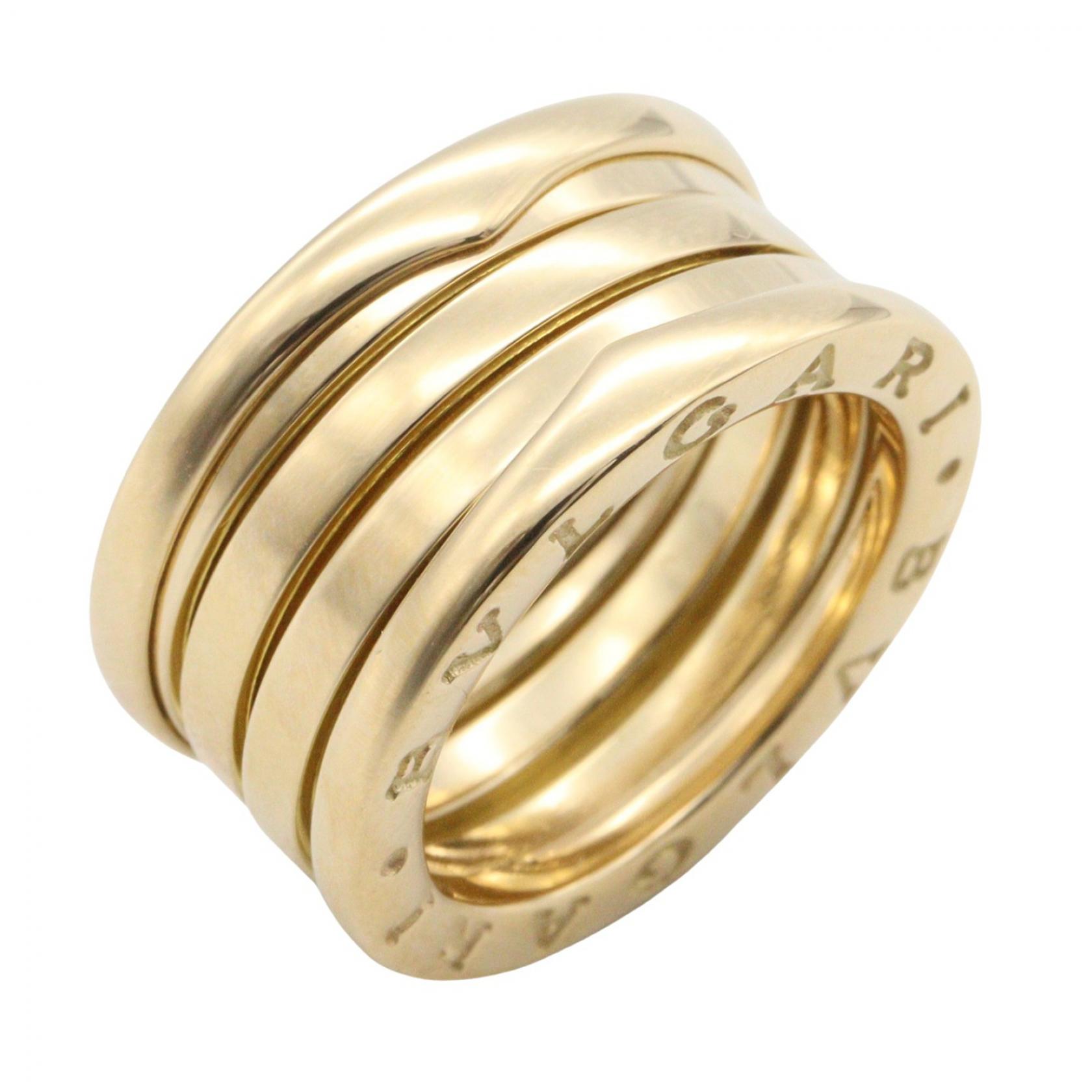 BVLGARI B.zero1 4 Band Ring 18KYG Yellow Gold Used Women US size 