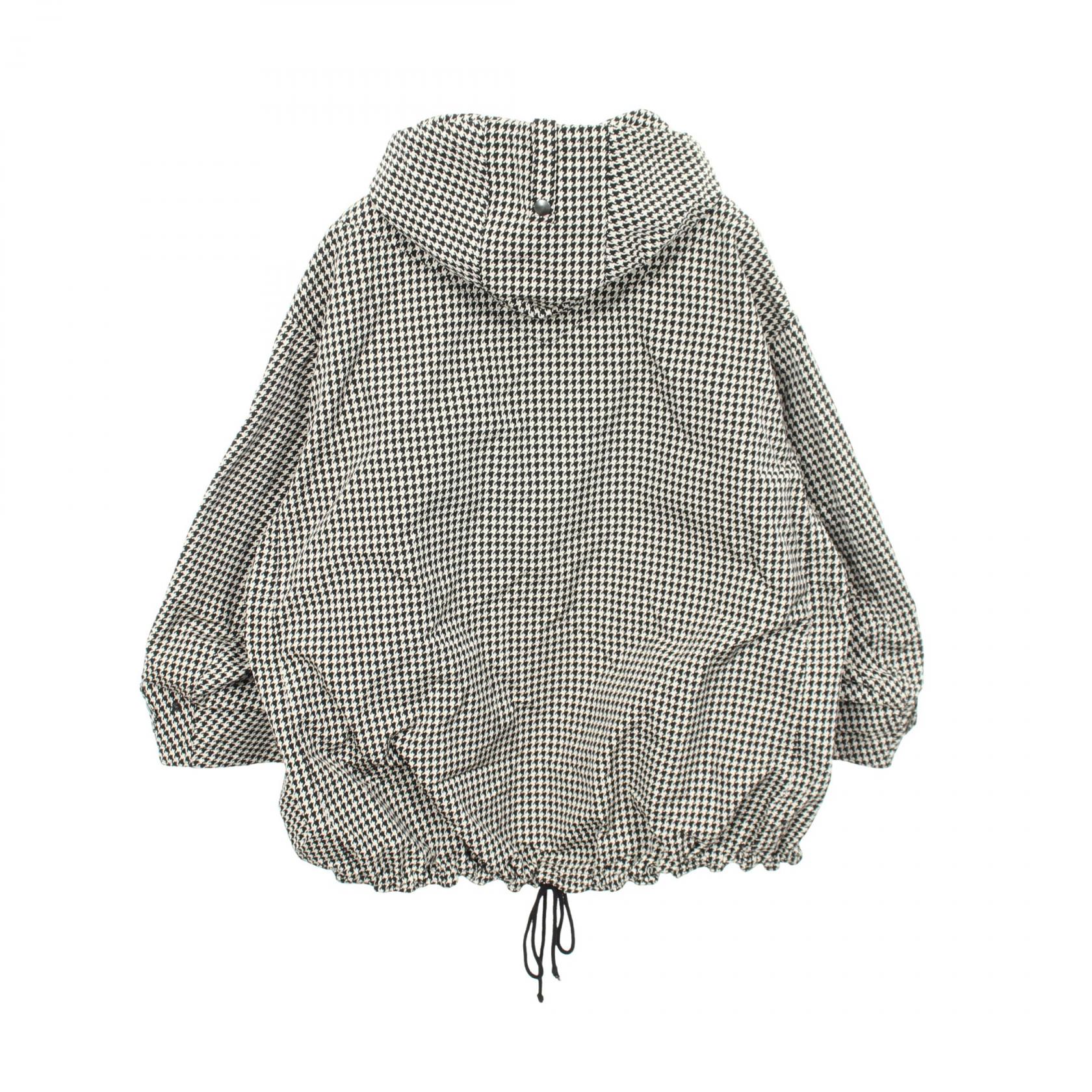 Christian Dior Houndstooth hooded anorak Mountain jacket #S