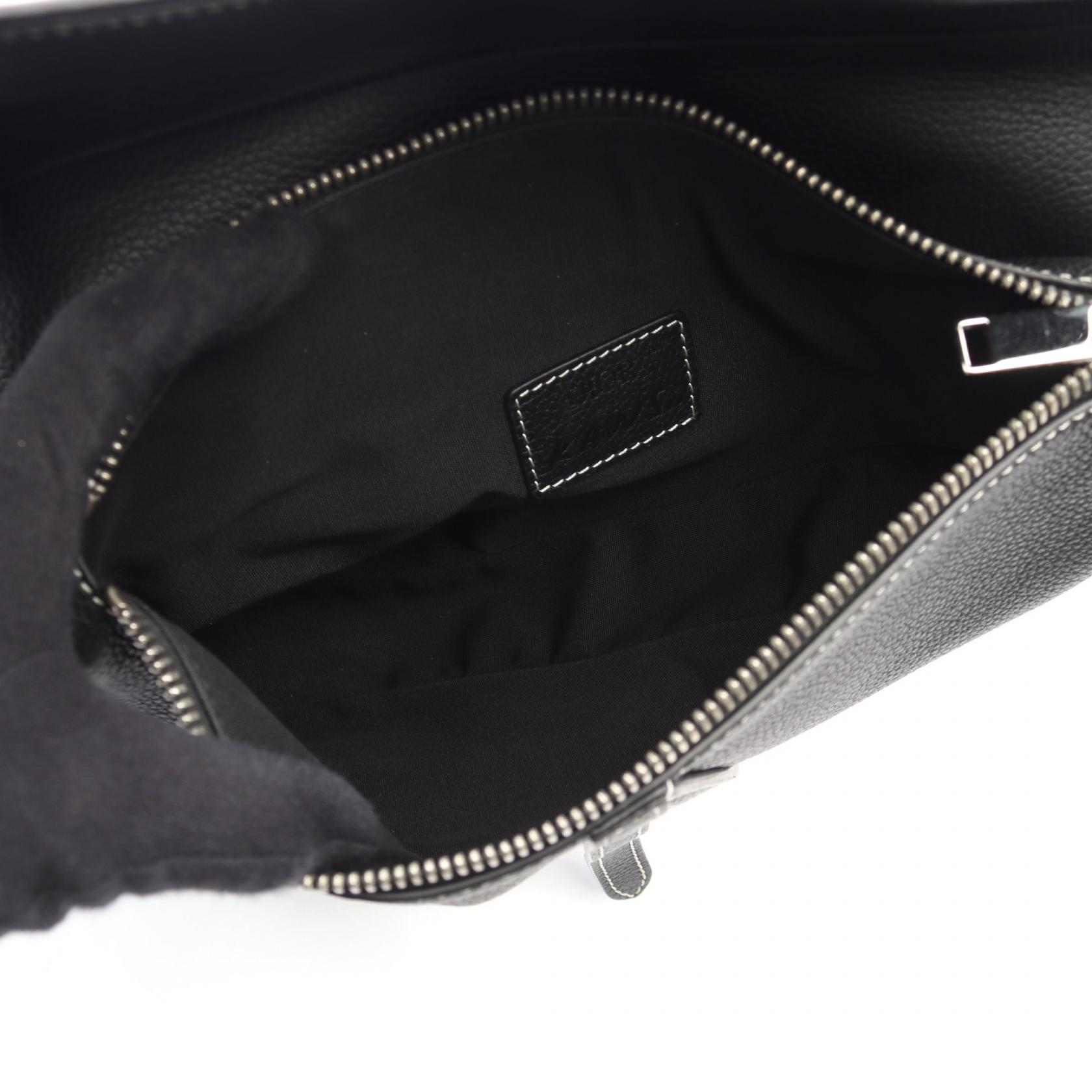 Dior x KAWS Saddlebag Waist bag 1ADPO093YGW-H03E leather Black