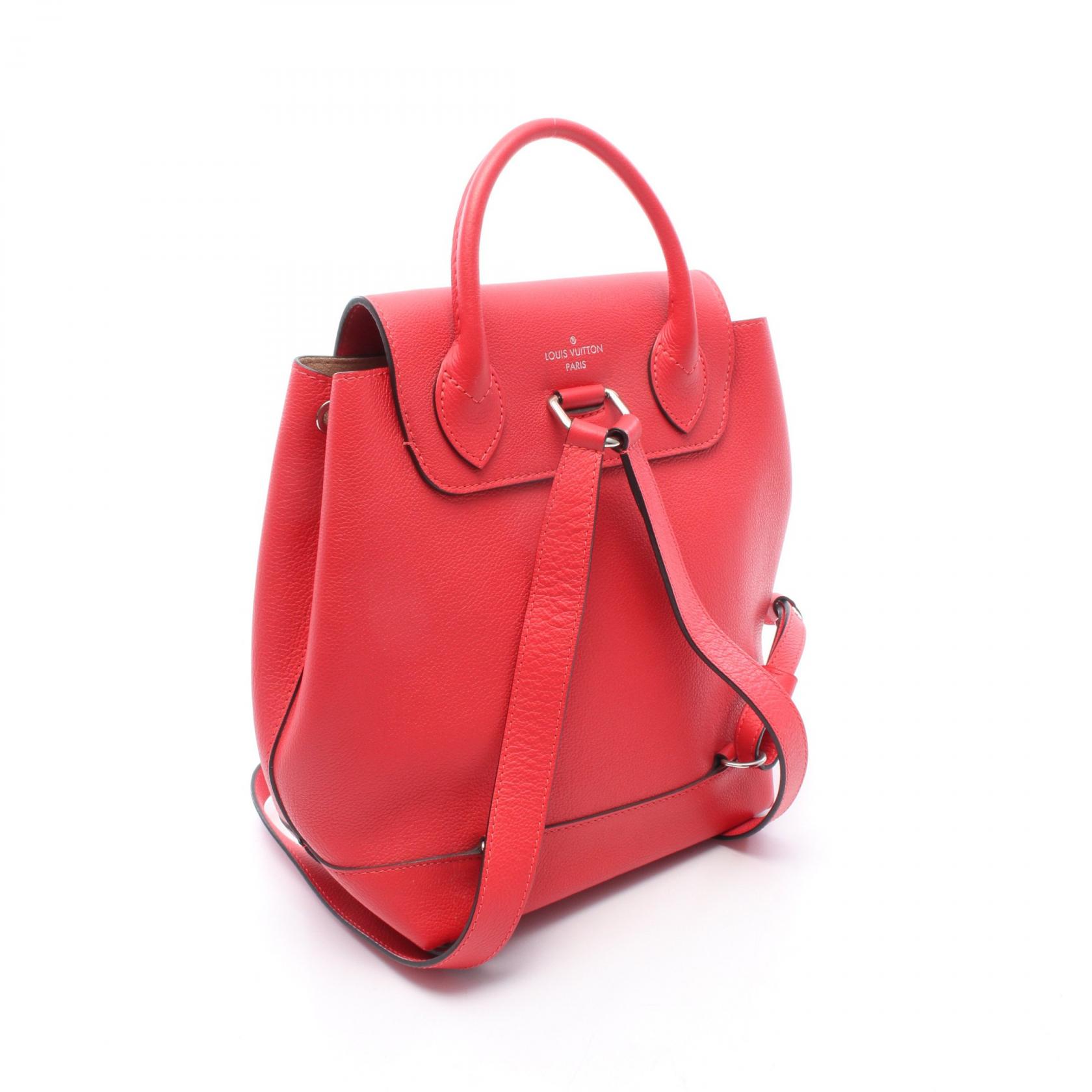 Louis Vuitton Backpack Lockme Ruby Leather LOUIS VUITTON Lockme Backpack Rucksack M41818 Taurillon  main image 2
