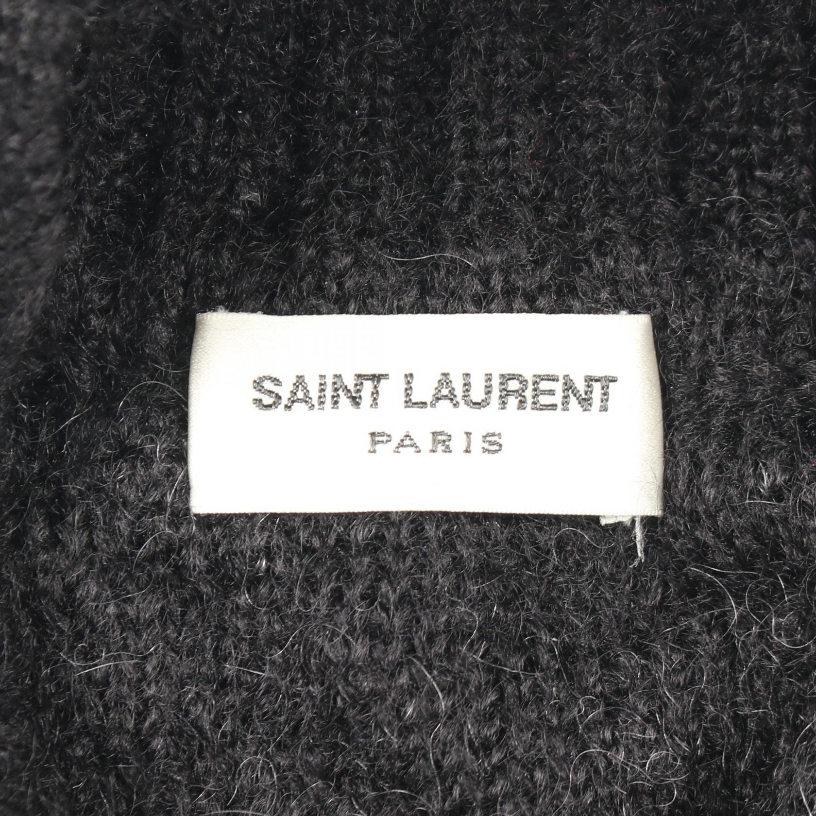 SAINT LAURENT PARIS Mock Neck Knitwear Sweater 632007 Moheya サン 