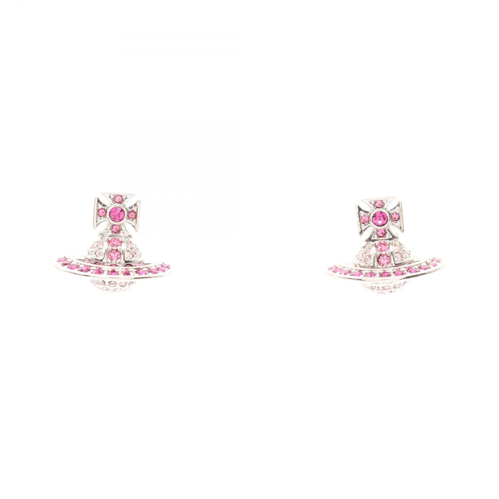 Vivienne Westwood Kika Orb Pierced earrings Stainless Steel
