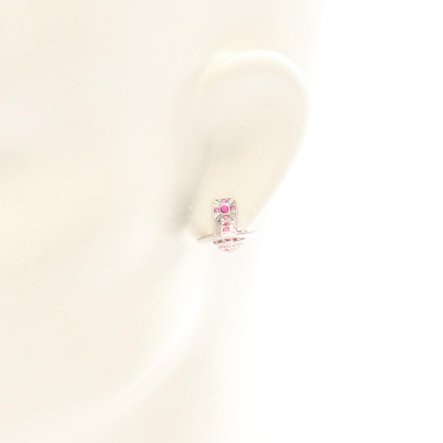 Vivienne Westwood Kika Orb Pierced earrings Stainless Steel 