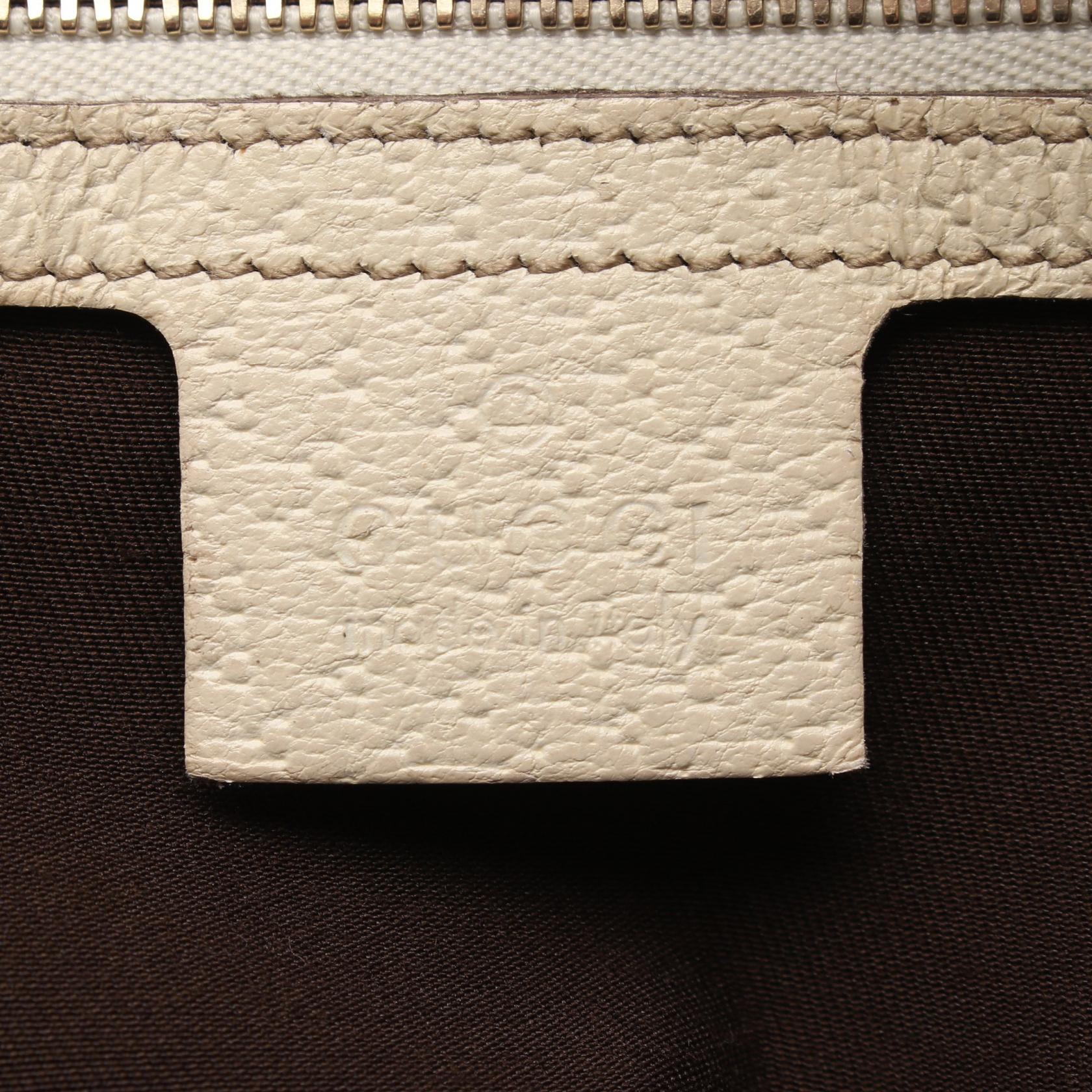 ましすよ GUCCI Bamboo GG Canvas Tote Hand Bag 154377 leather Beige Beige