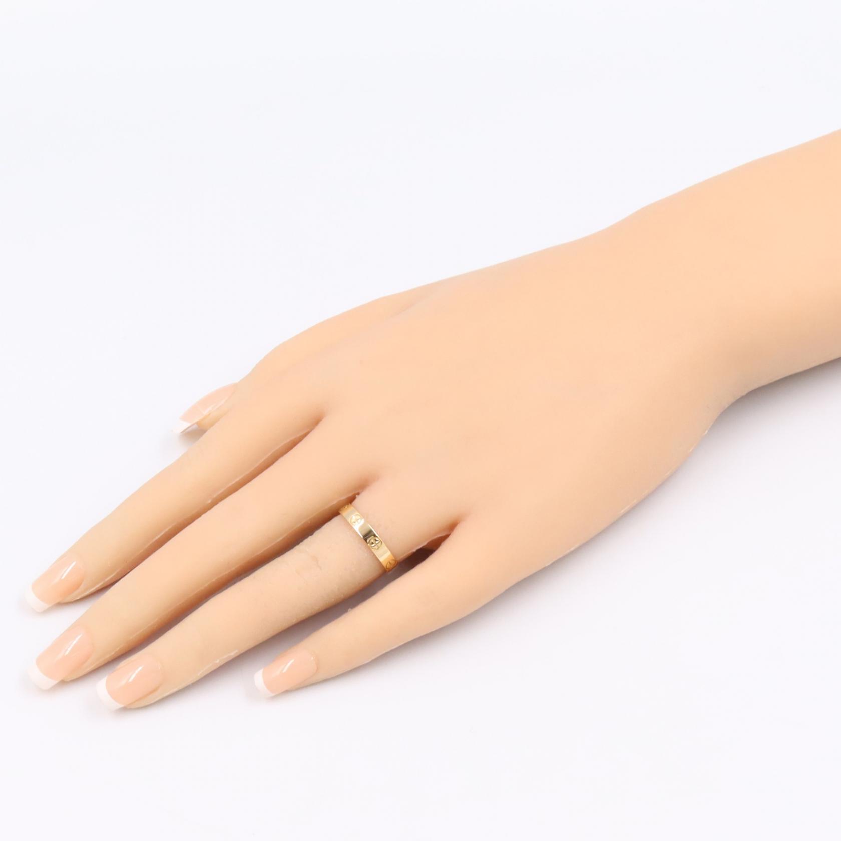 CARTIER Mini Love Ring 18KYG Yellow Gold Used Women US size 6.25