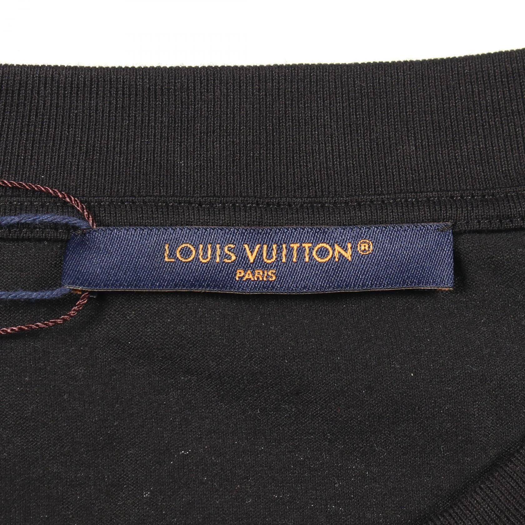LOUIS VUITTON Graphic Embellished T-shirt RM242M NPG HRY80W cotton