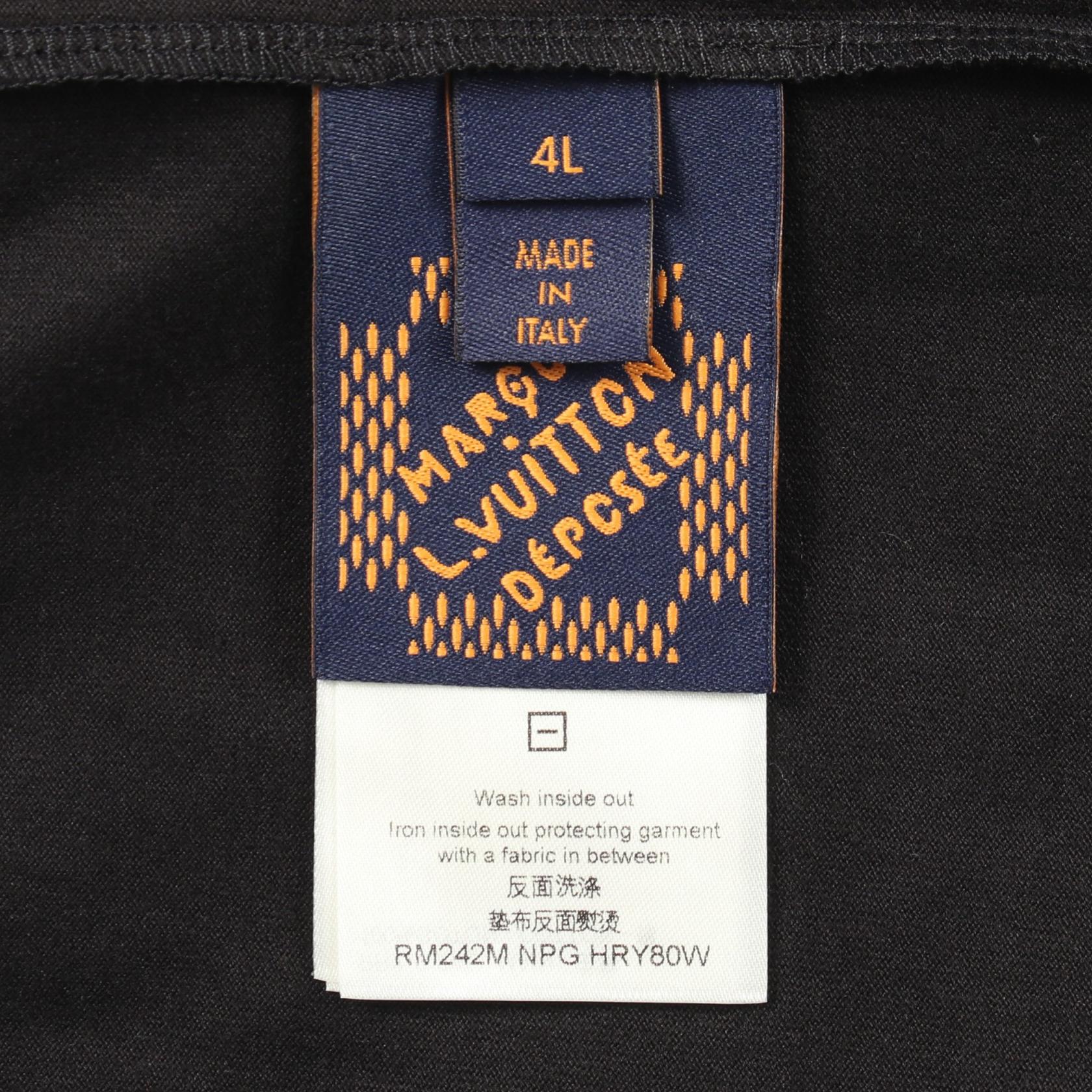LOUIS VUITTON Graphic Embellished T-shirt RM242M NPG HRY80W cotton