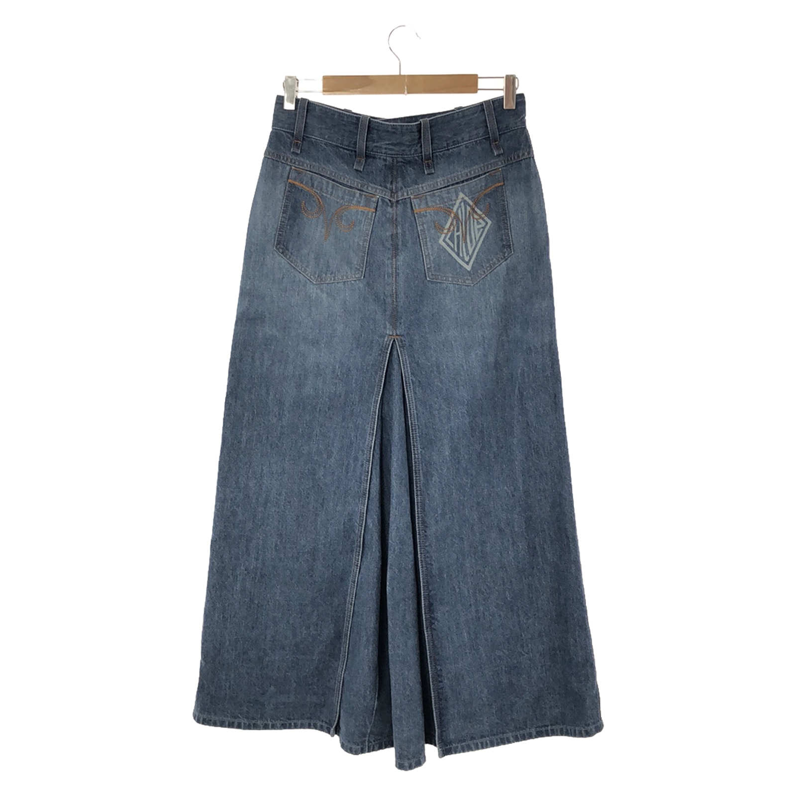 スカート CHLOE Denim skirt Chole Denim Skirt 38 Long Skirt | eBay