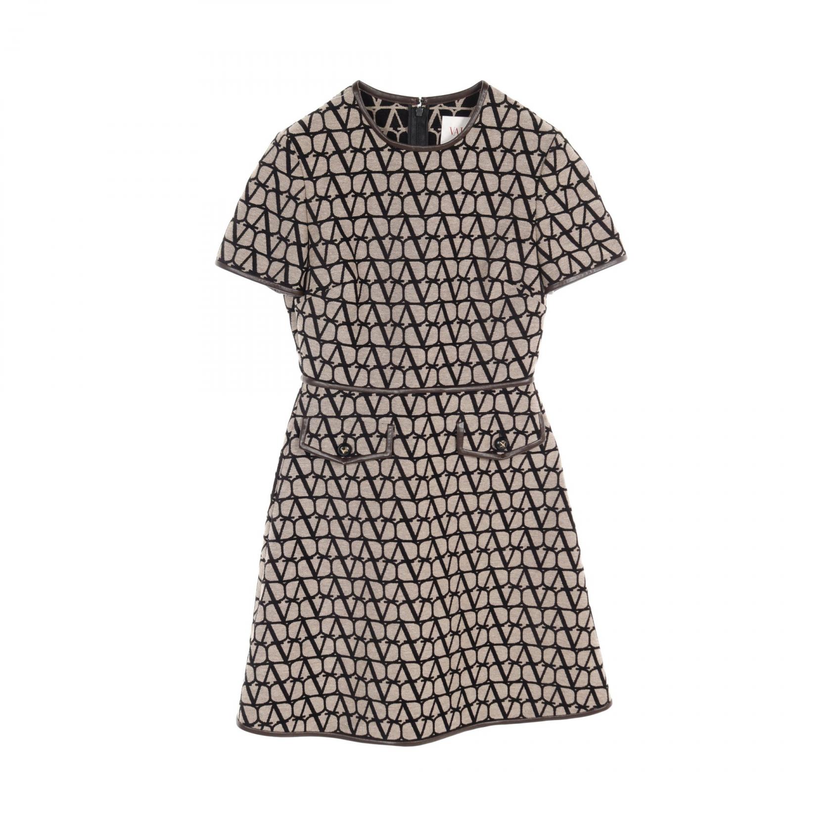 ワンピース VALENTINO DRESS (4B3VA6D81CF 0NA) Valentino GEORGETTE MIDI DRESS | REVERSIBLE