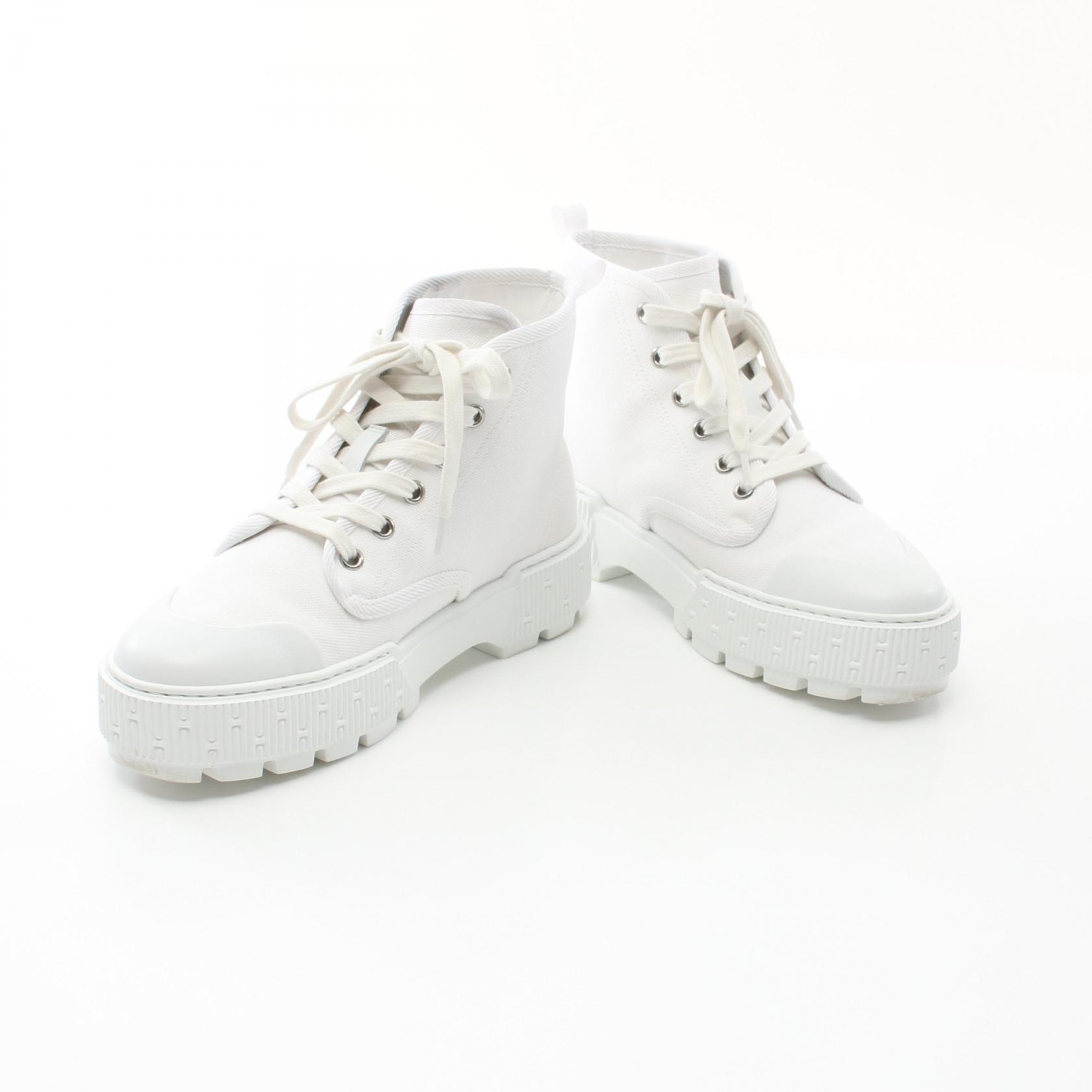 HERMES Itineraire high top short boots shoes #38 H241177Z
