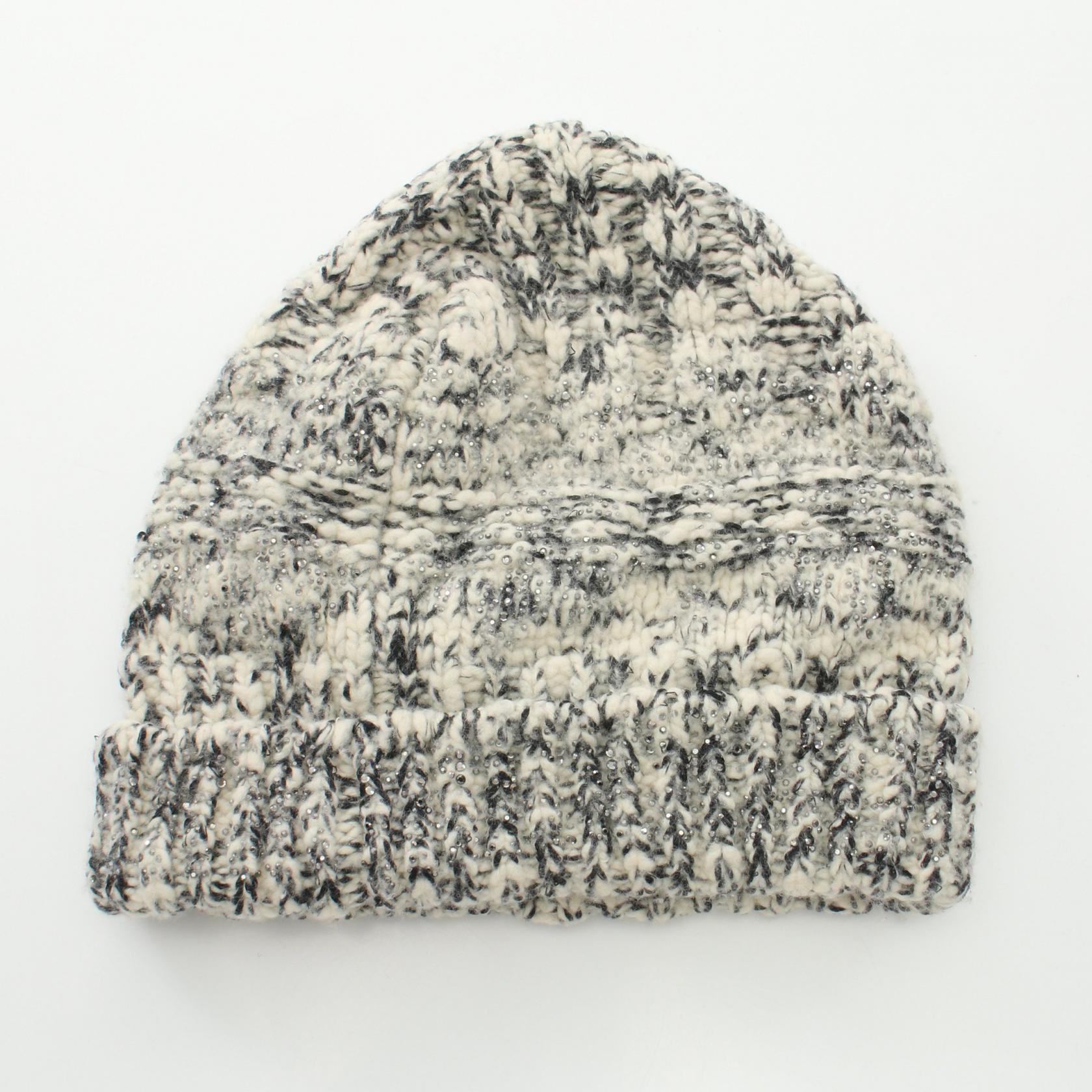 CHANEL COCO Mark hats P39163K02781 wool Cashmere Cotton