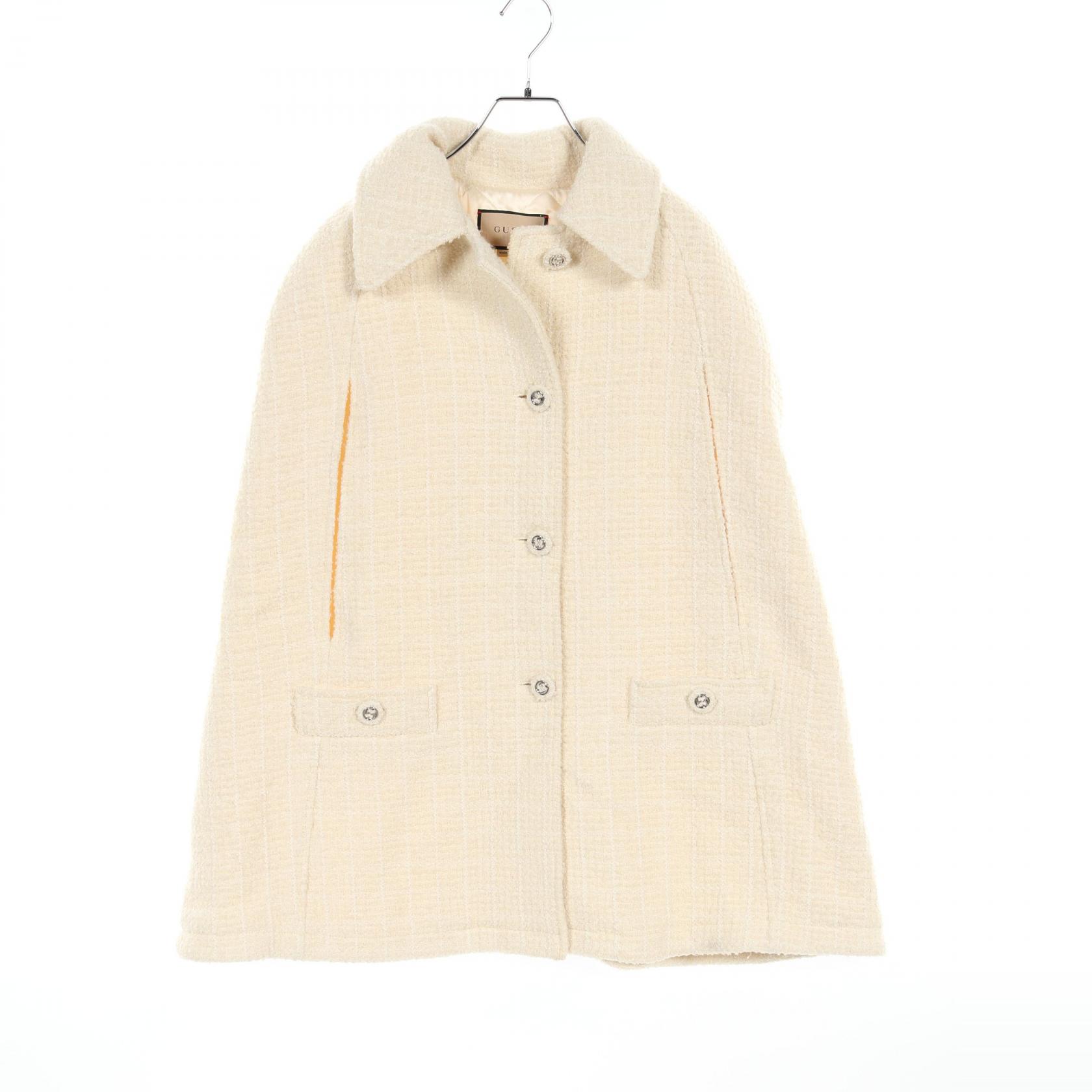 ポンチョ・ケープ Gucci Poncho In Lana Gg Gucci - Cashmere poncho grey - The Corner