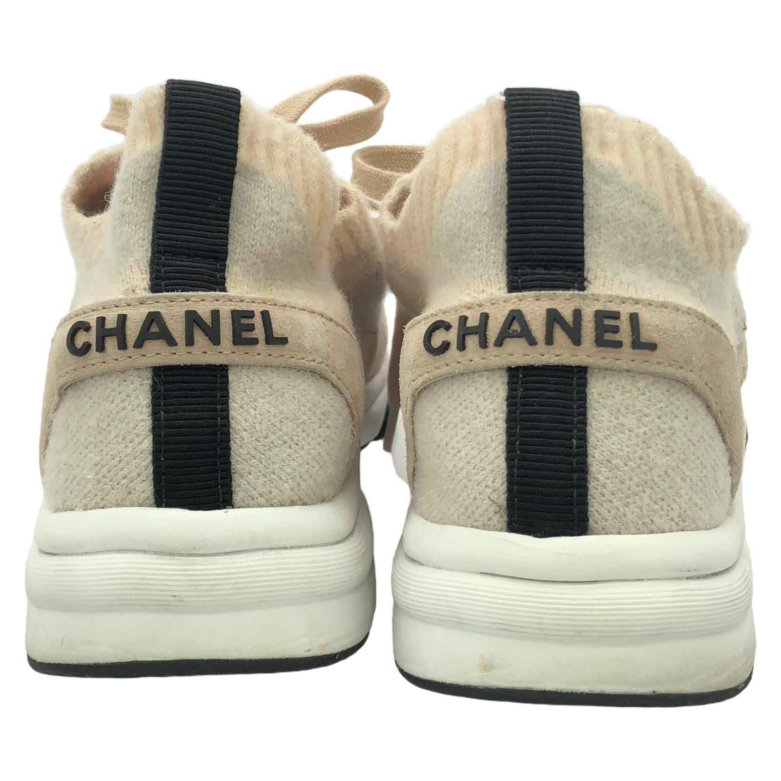 CHANEL sneakers shoes #37 lace-up Pink Used | eBay