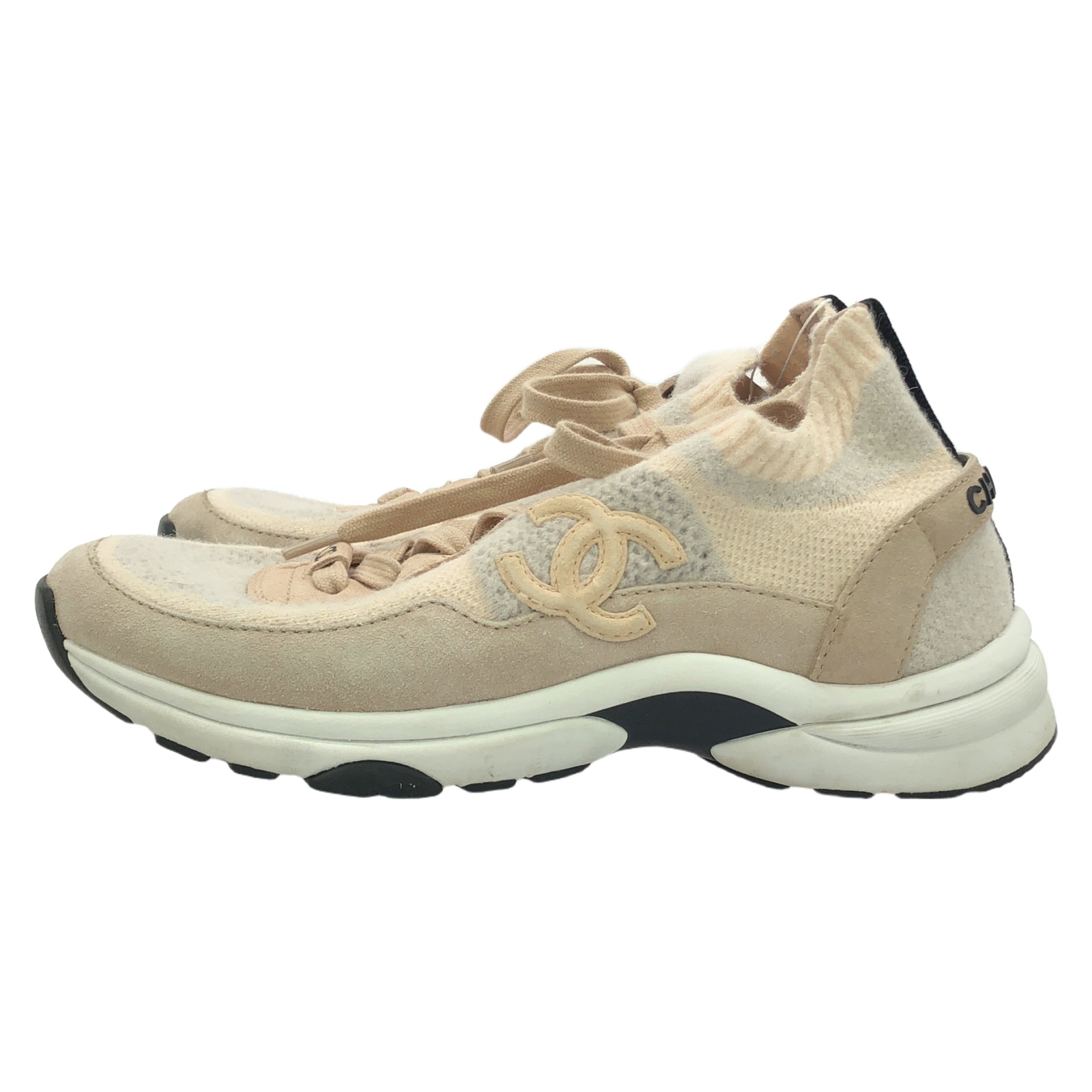 CHANEL パリダラス　スニーカー37 CHANEL パリダラス スニーカー37 CHANEL sneakers shoes #37 lace-up